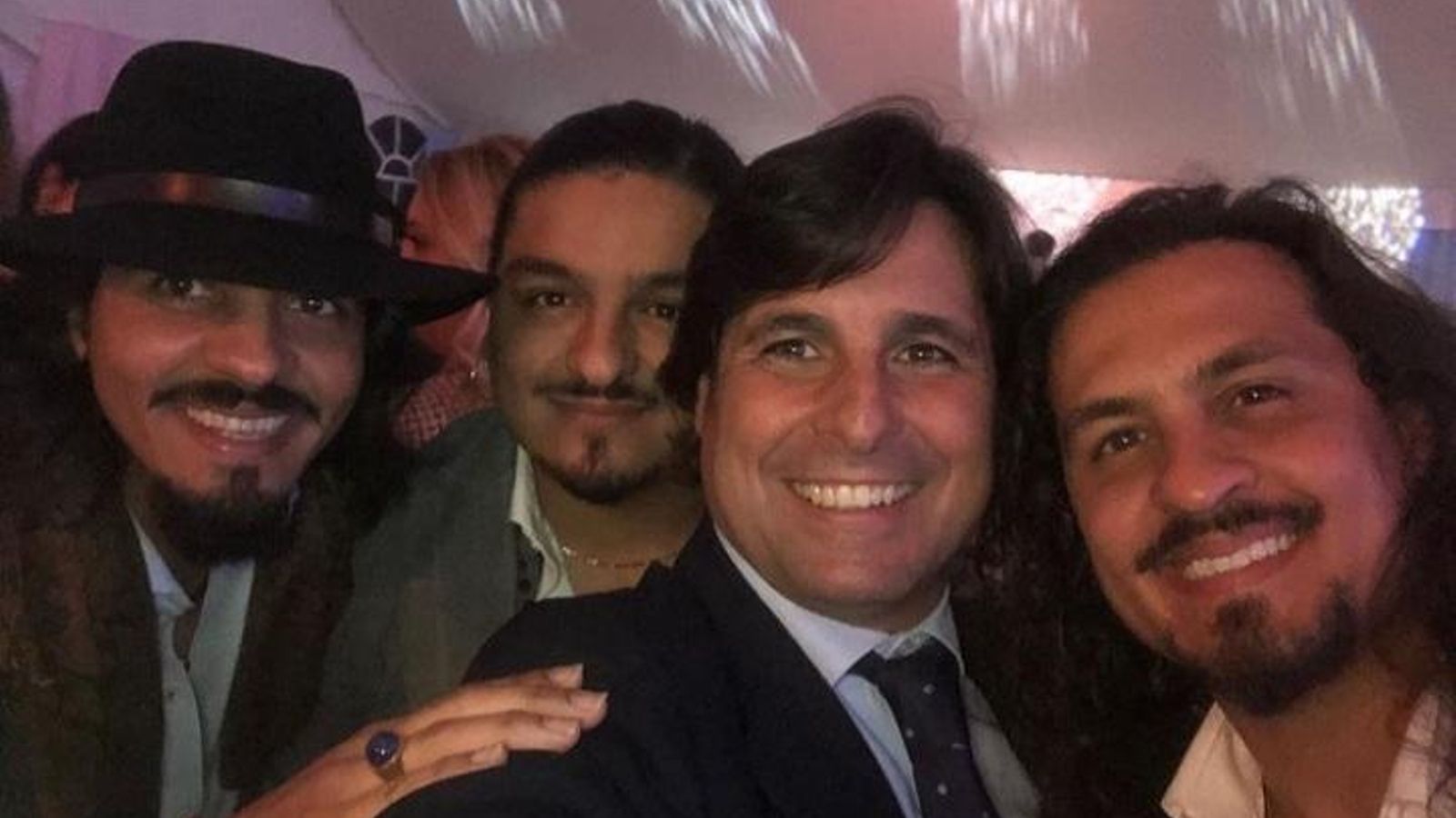 Fran Rivera en la fiesta de El Turronero