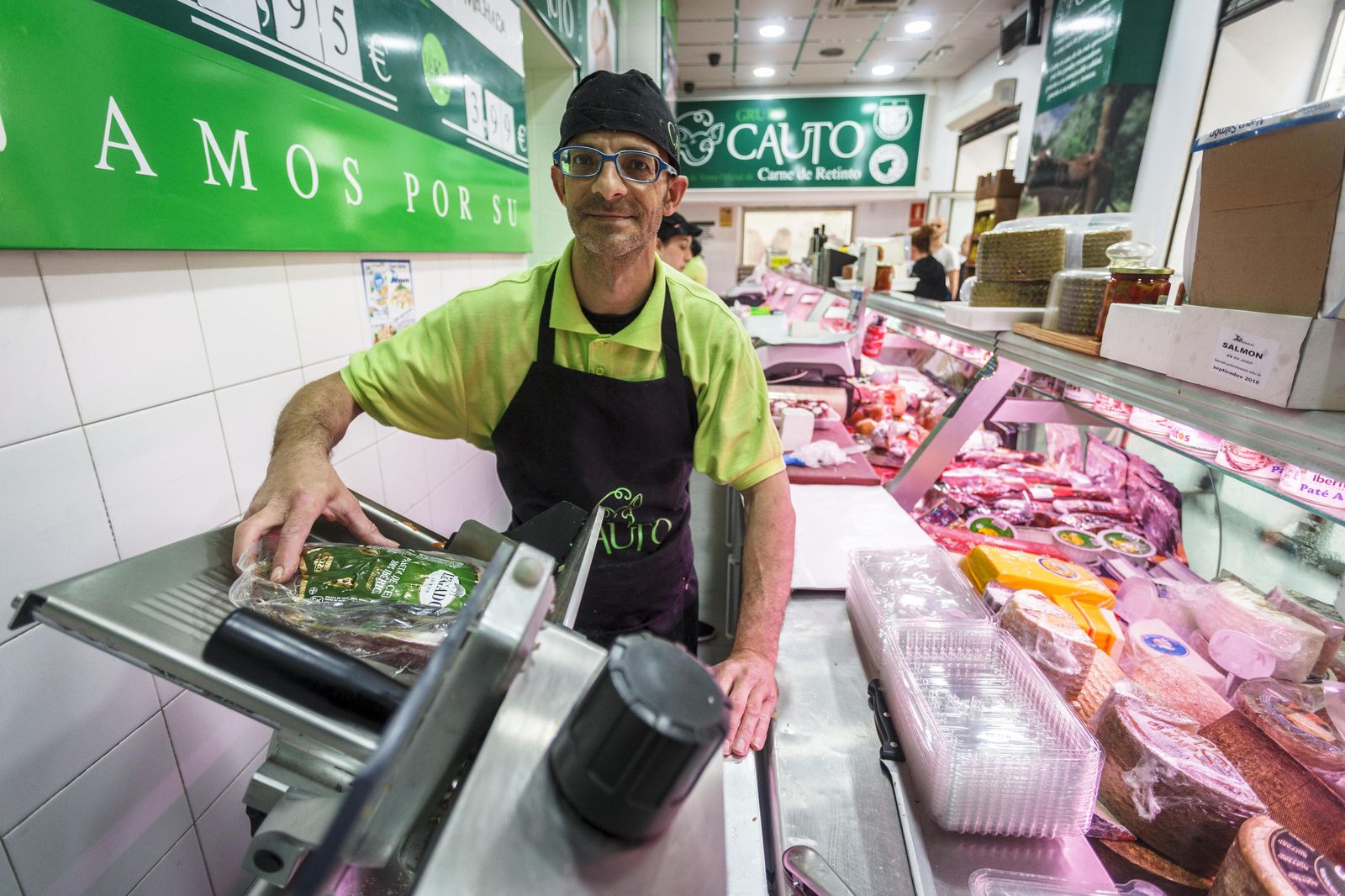 Diego, en la carnicería Cauto de la calle Hospital de Mujeres.