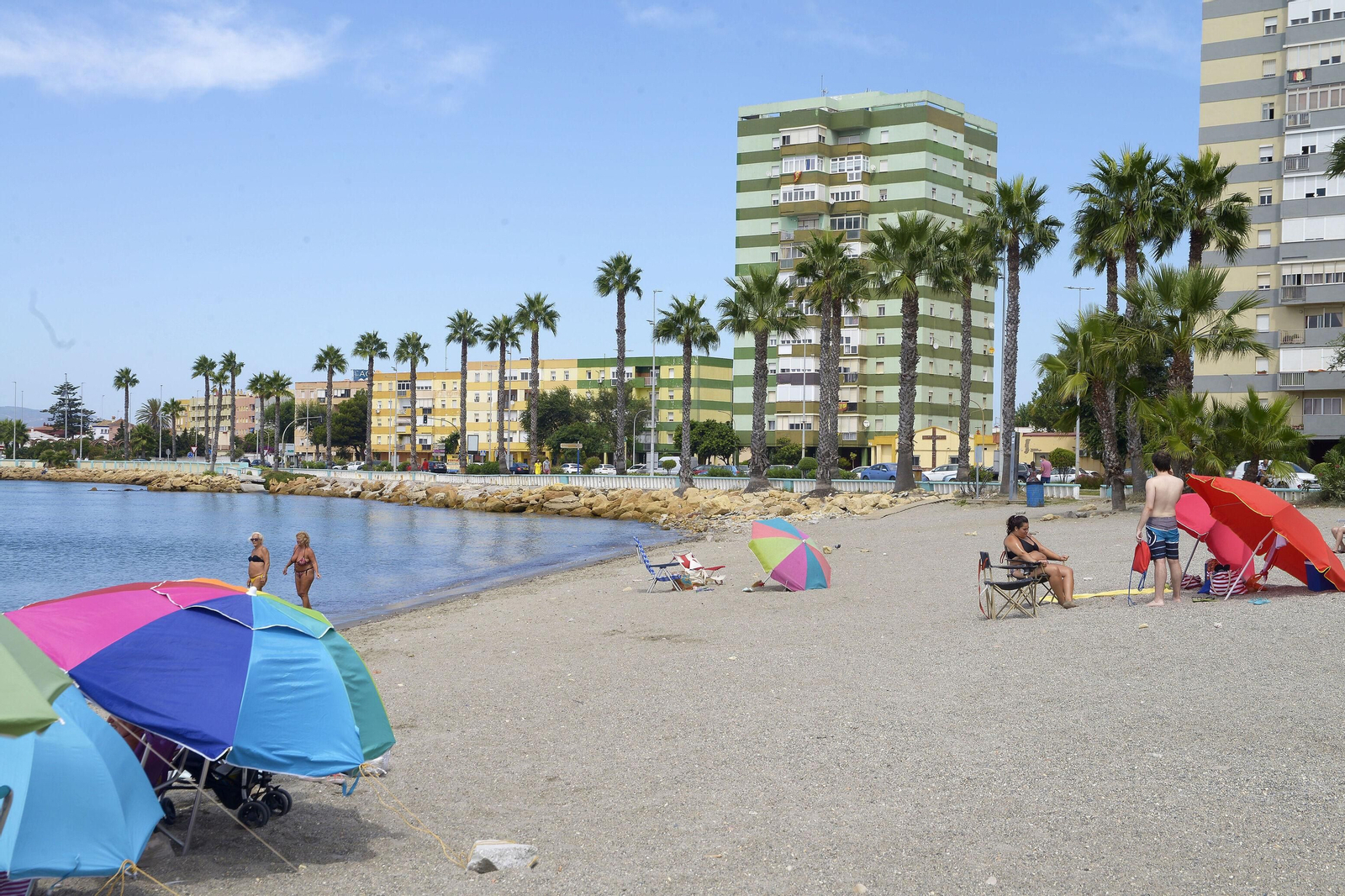 La playa de Poniente.