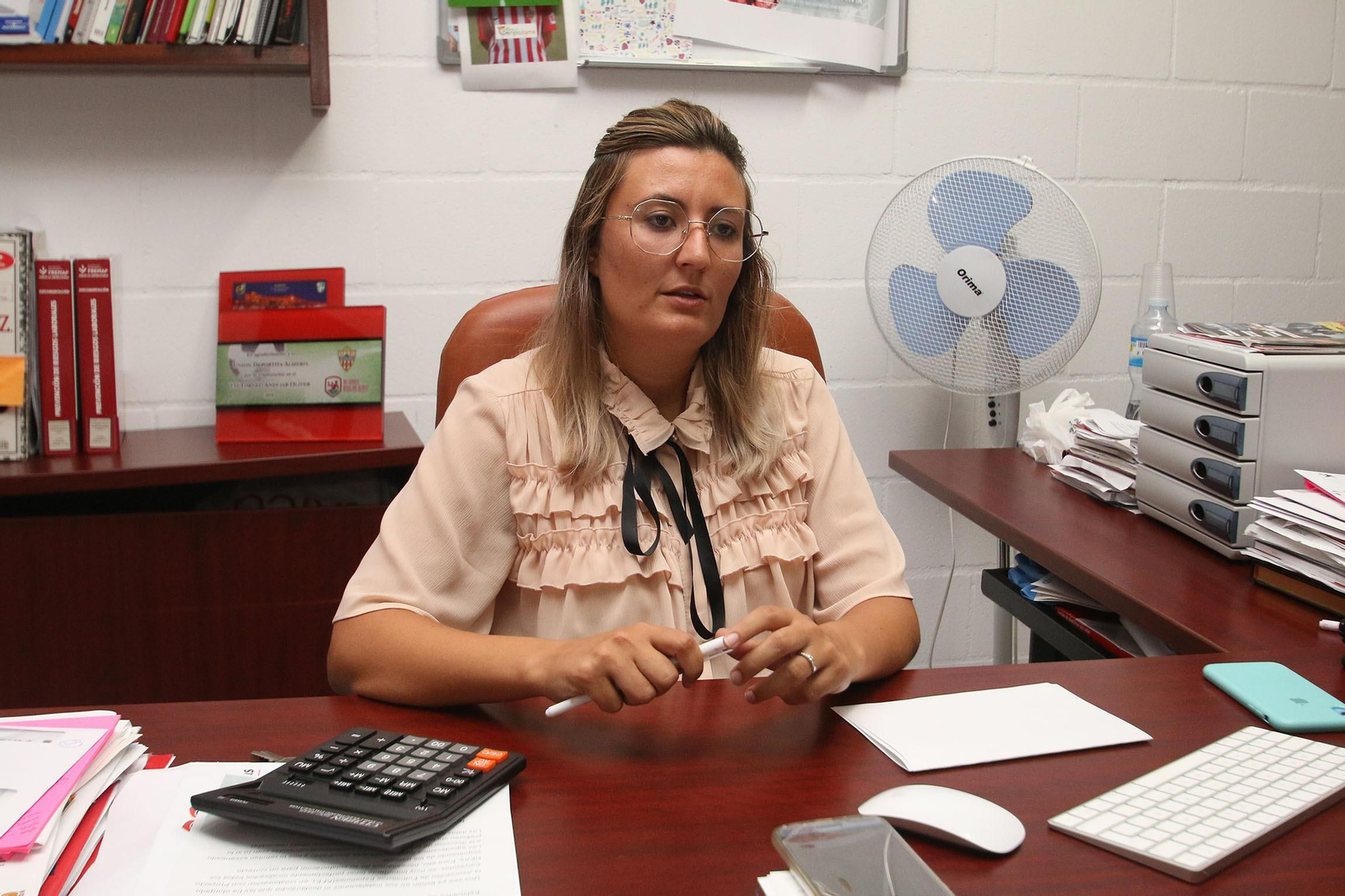 Lorena García sigue al frente de la gestión de la Fundación rojiblanca