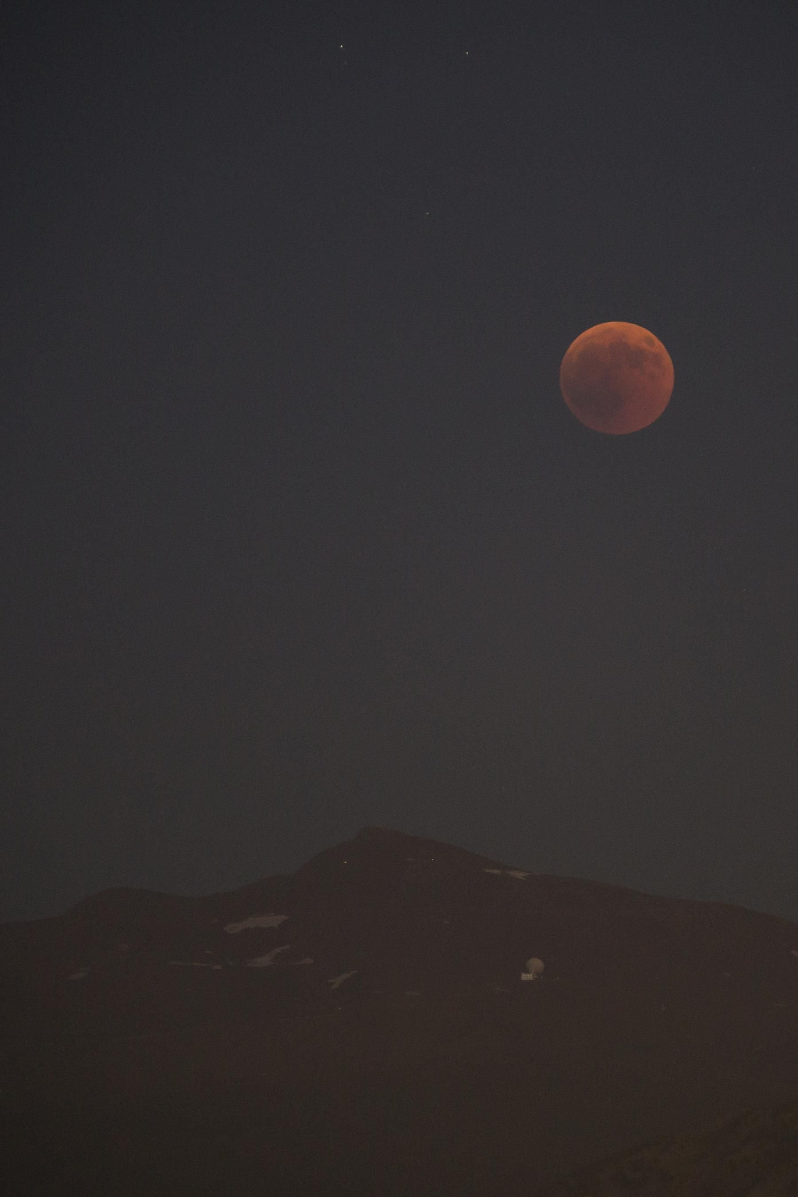 Eclipse de luna en Granada
