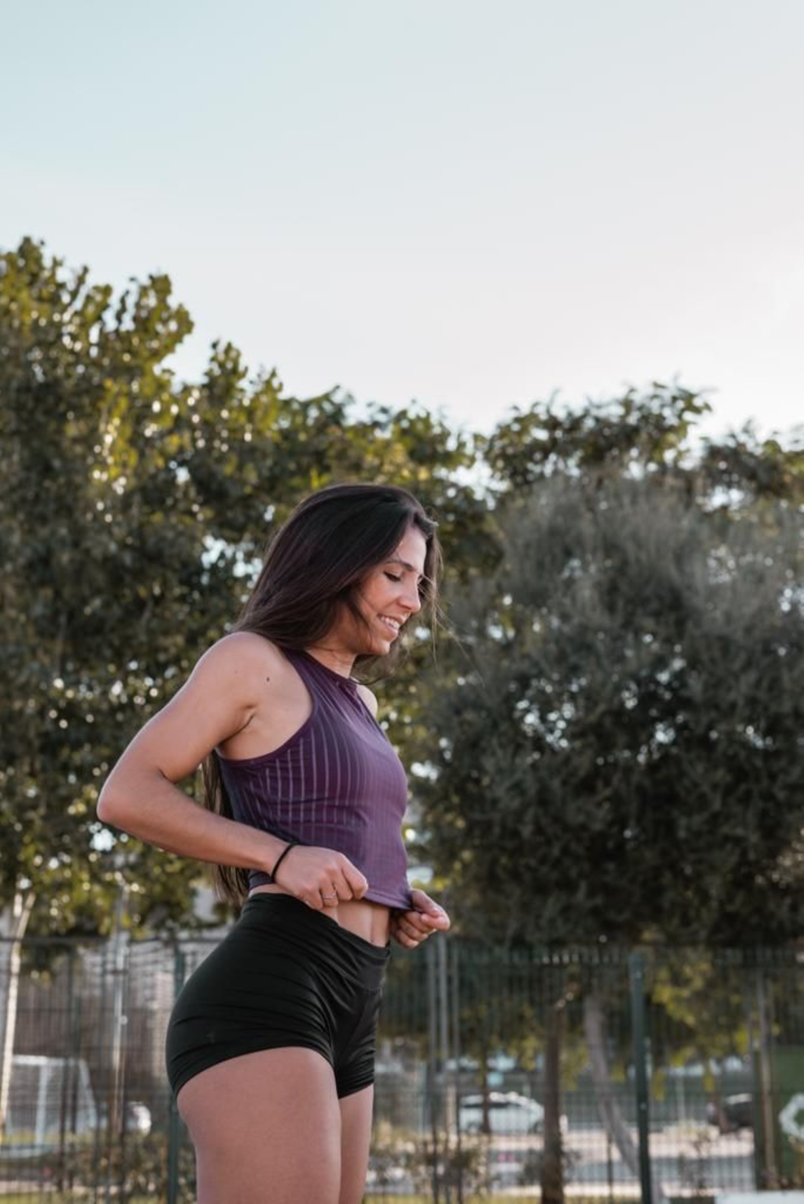 Maribel tras un entrenamiento