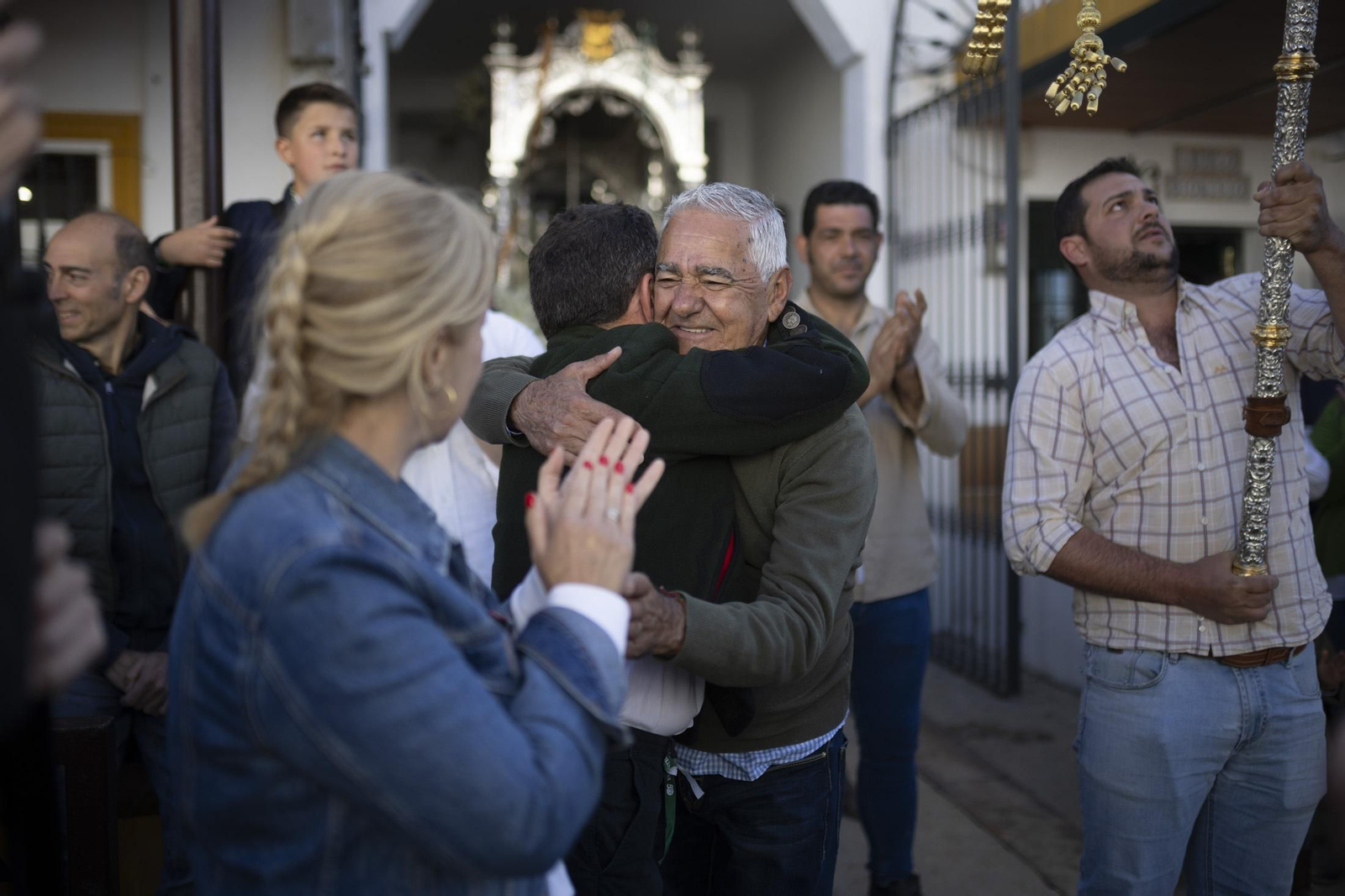Las mejores imágenes de la procesión de la Virgen del Rocío en la aldea