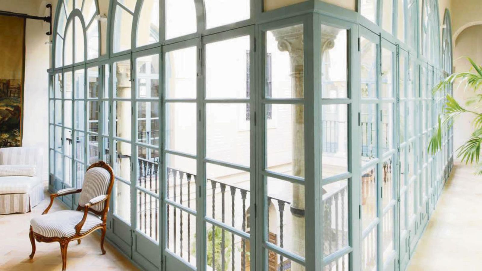 Estado actual de la casa señorial antes de convertirse en hostal