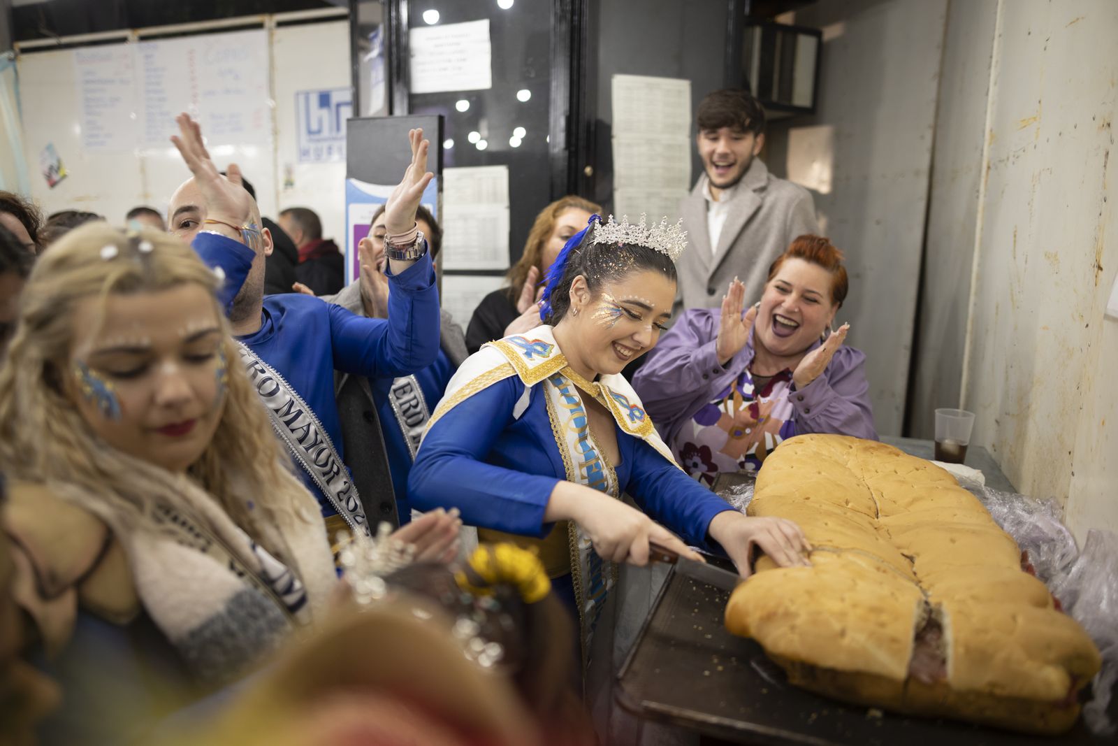 Ambiente en la final  del Carnaval Colombino
