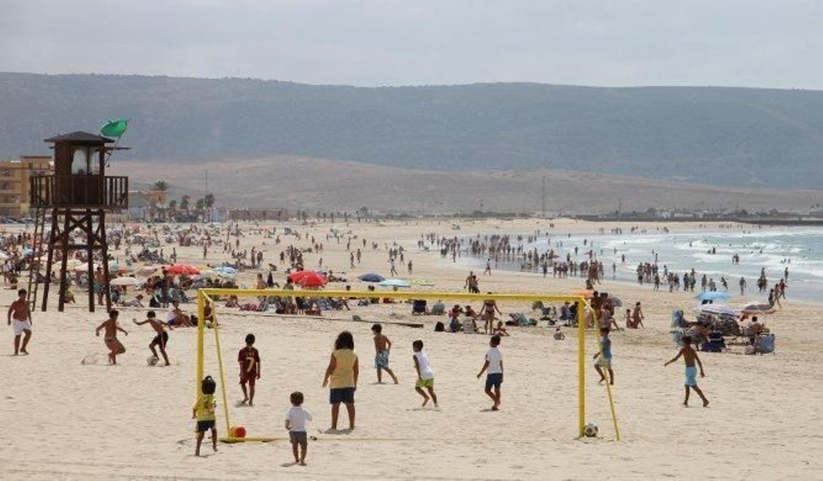 Vista general de la Playa del Carmen de Barbate.