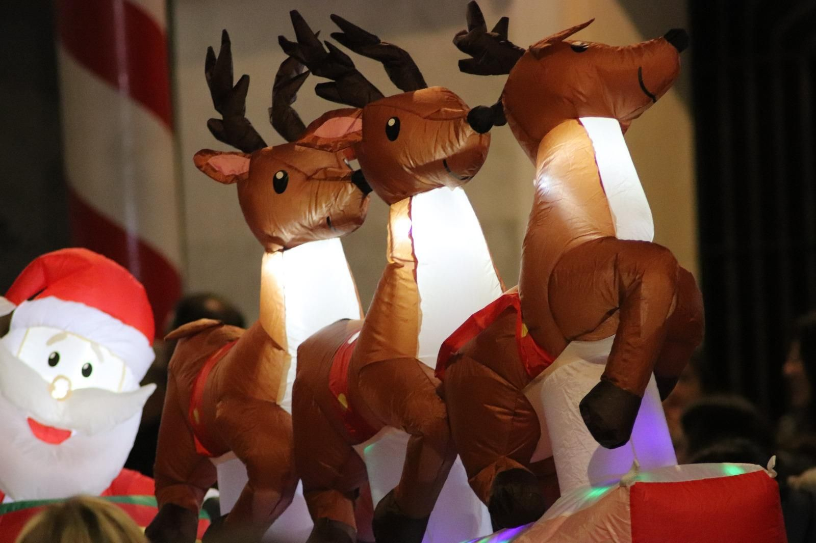 Inauguración del alumbrado especial de Navidad en Montilla