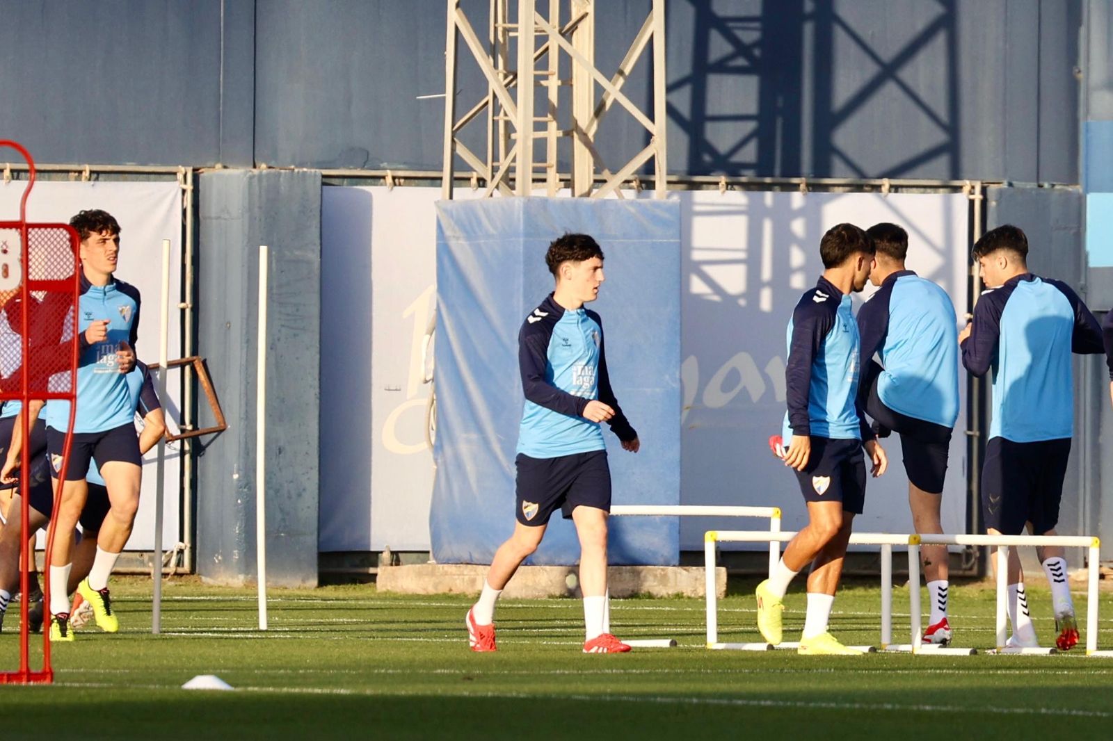 Kevin, novedad en el trabajo del Málaga CF