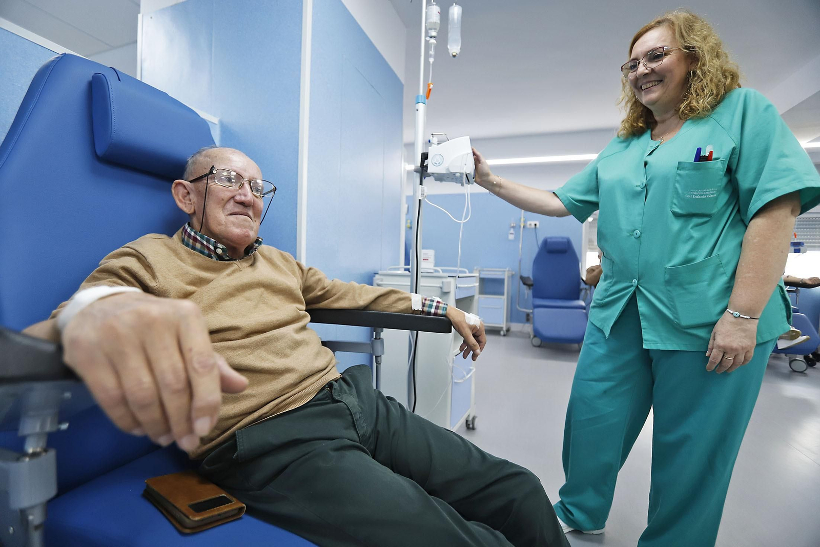 Imágenes del funcionamiento del Hospital de Día del Infanta Elena de Huelva