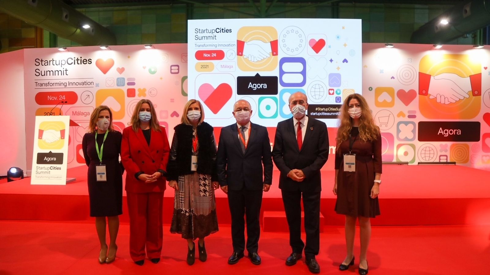 Inauguración de la cumbre 'Global StartupCities Summit' en Málaga.