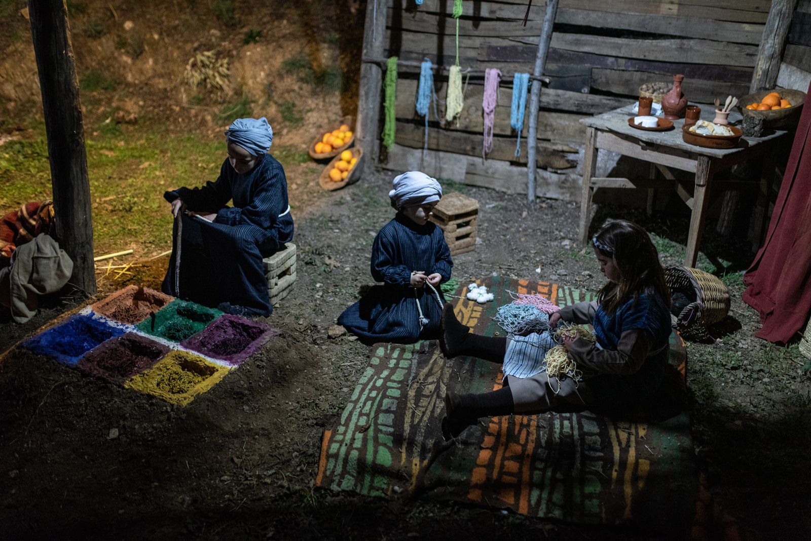 Imágenes: Una visita al Belén viviente de Puerto Moral