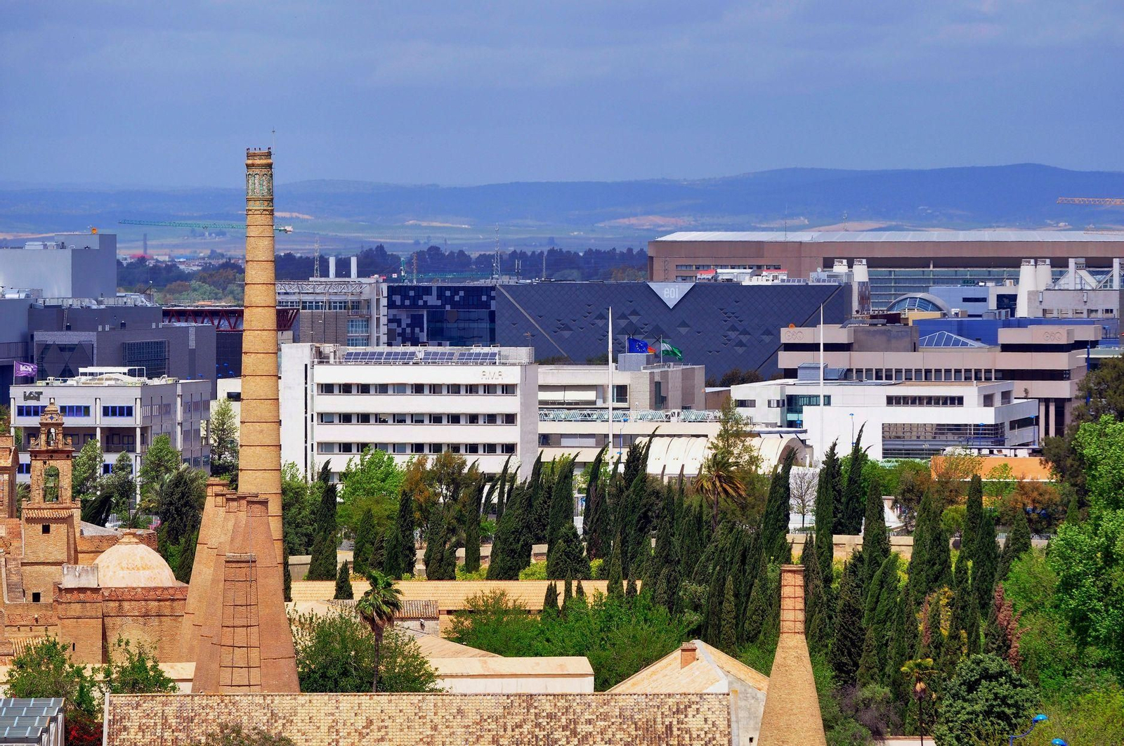 Parque empresarial de la Cartuja en Sevilla.