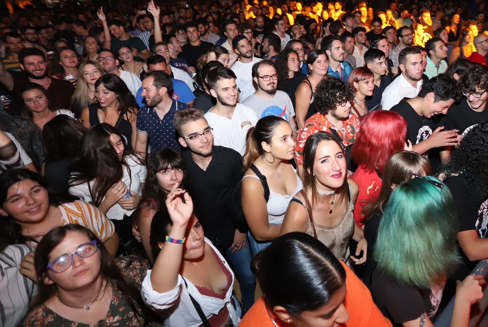 Imágenes del concierto de La M.O.D.A,  en las fiestas Colombinas de Huelva 2019