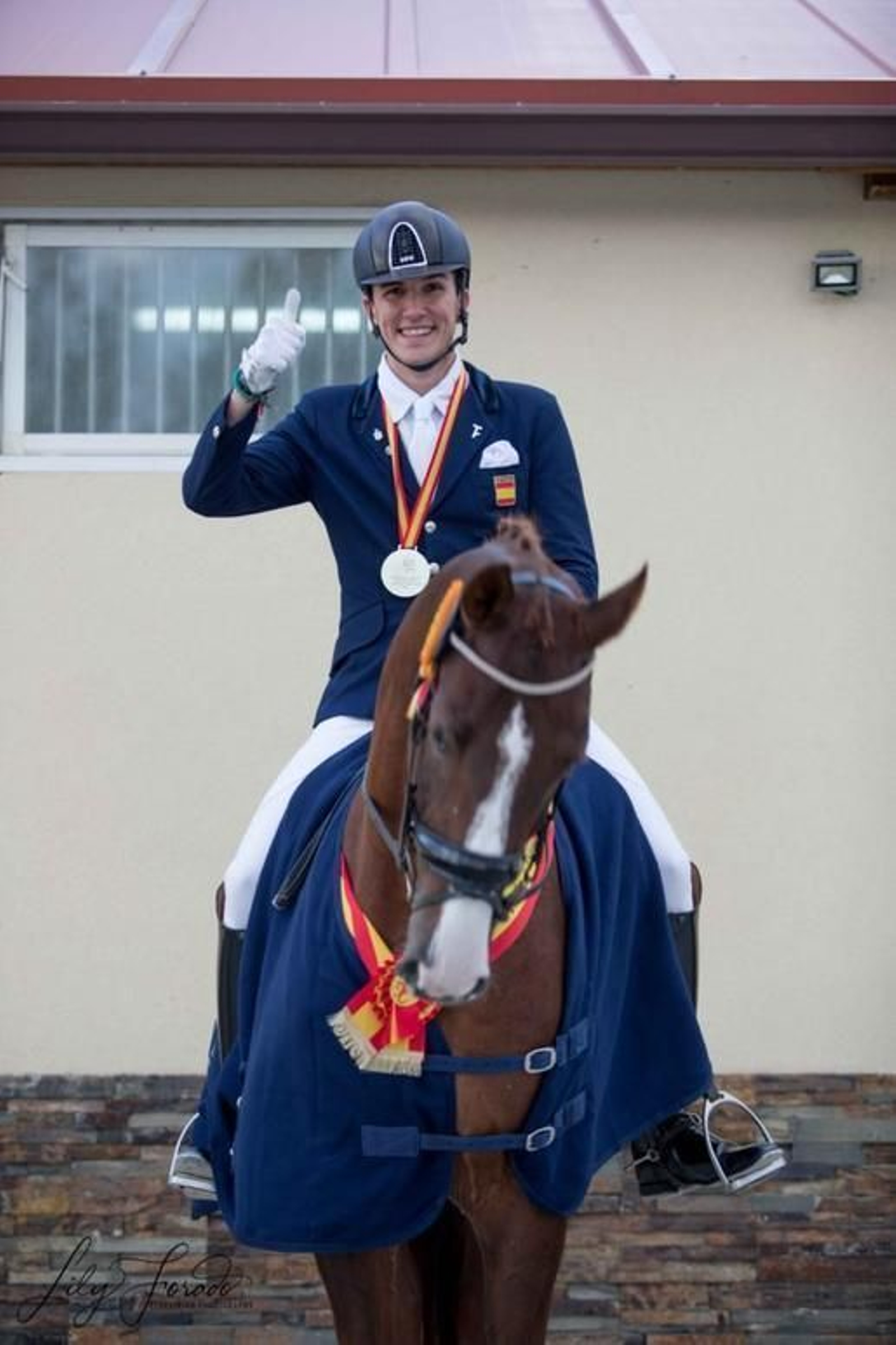 Acosta con 'Doñana TR'.