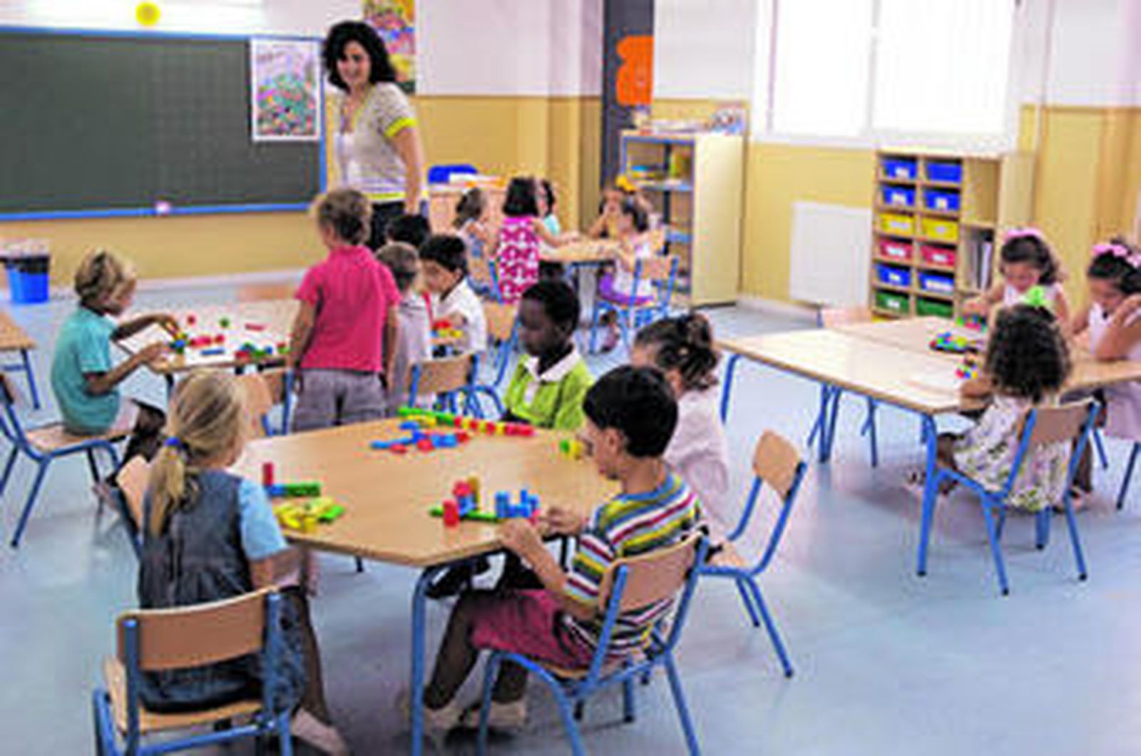 Colegio Marie Curie, uno de los centros en los que son escolarizados niños de Bellavista.
