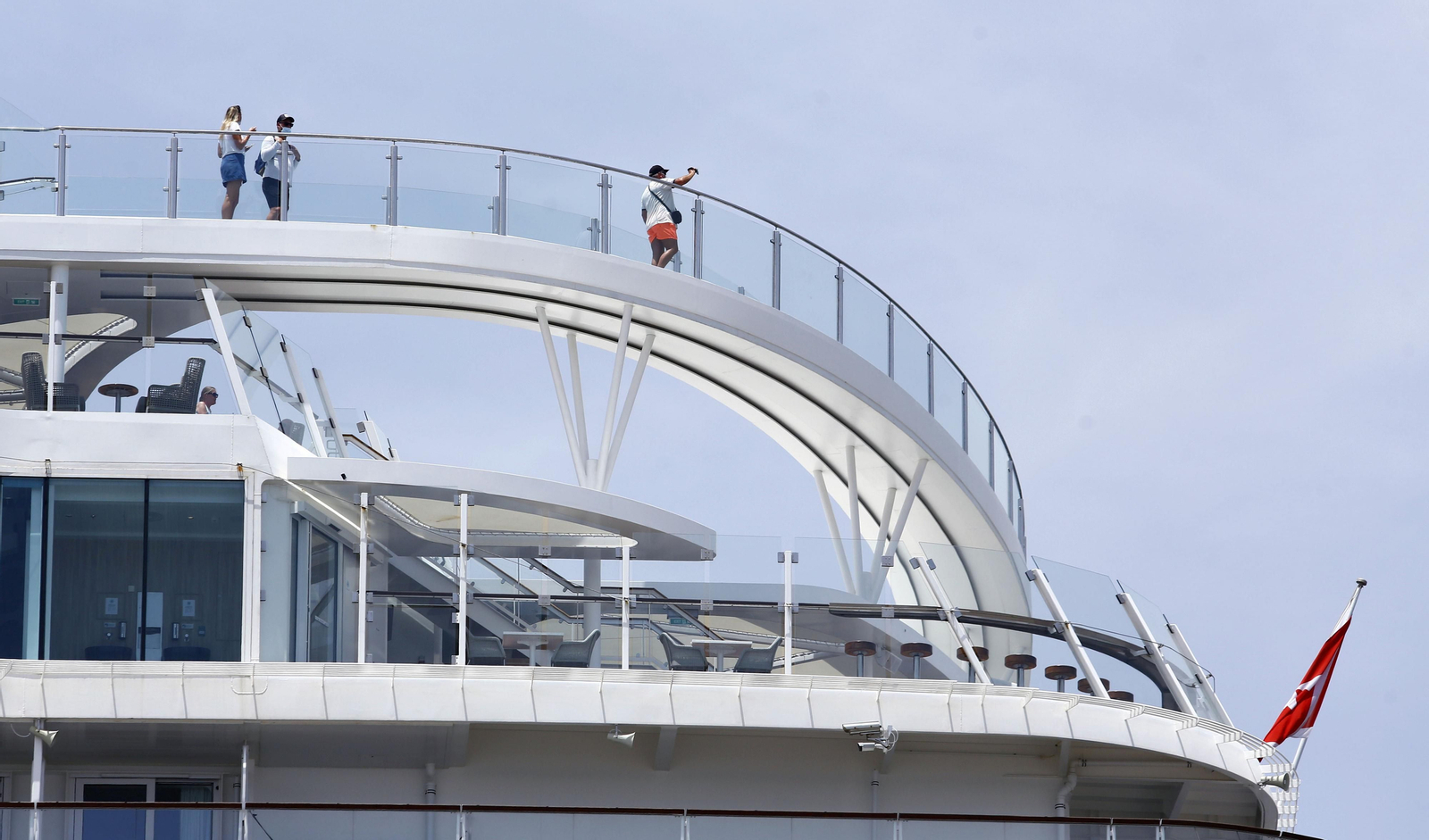 Las fotos del regreso de los cruceros al puerto de Málaga