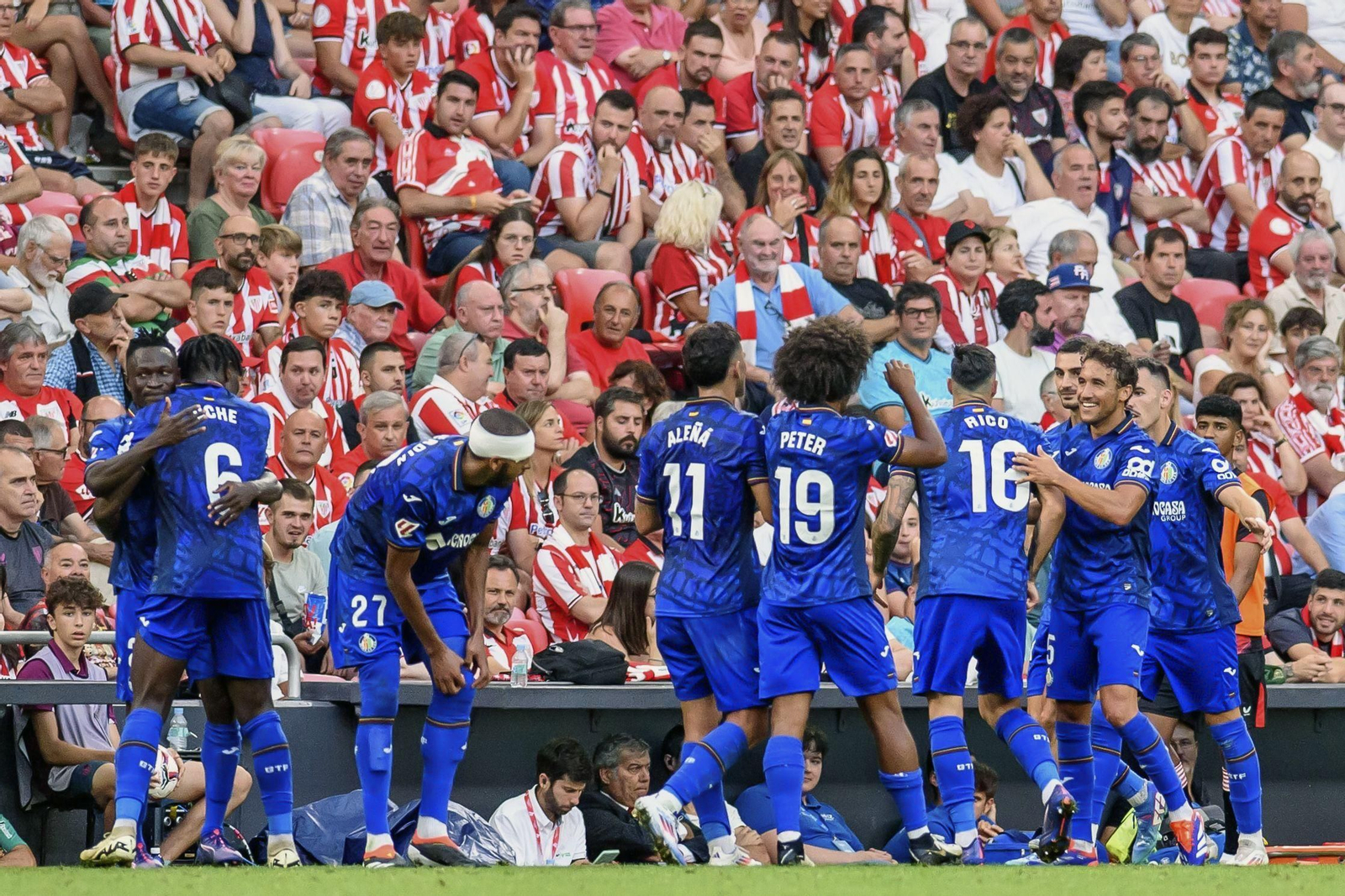 Las imágenes del Athletic - Getafe