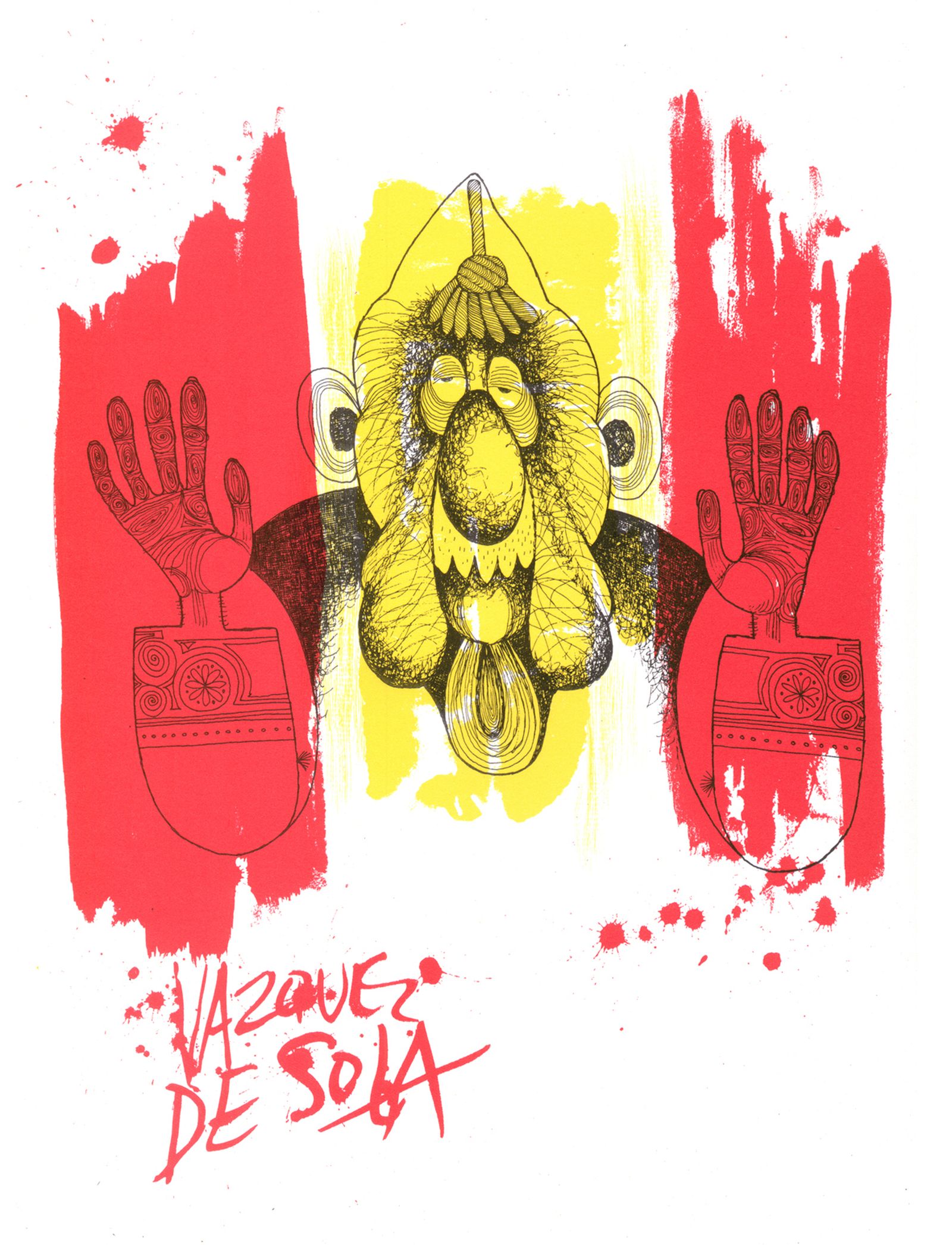 Uno de los dibujos de Vázquez de Sola incluidos en la muestra.