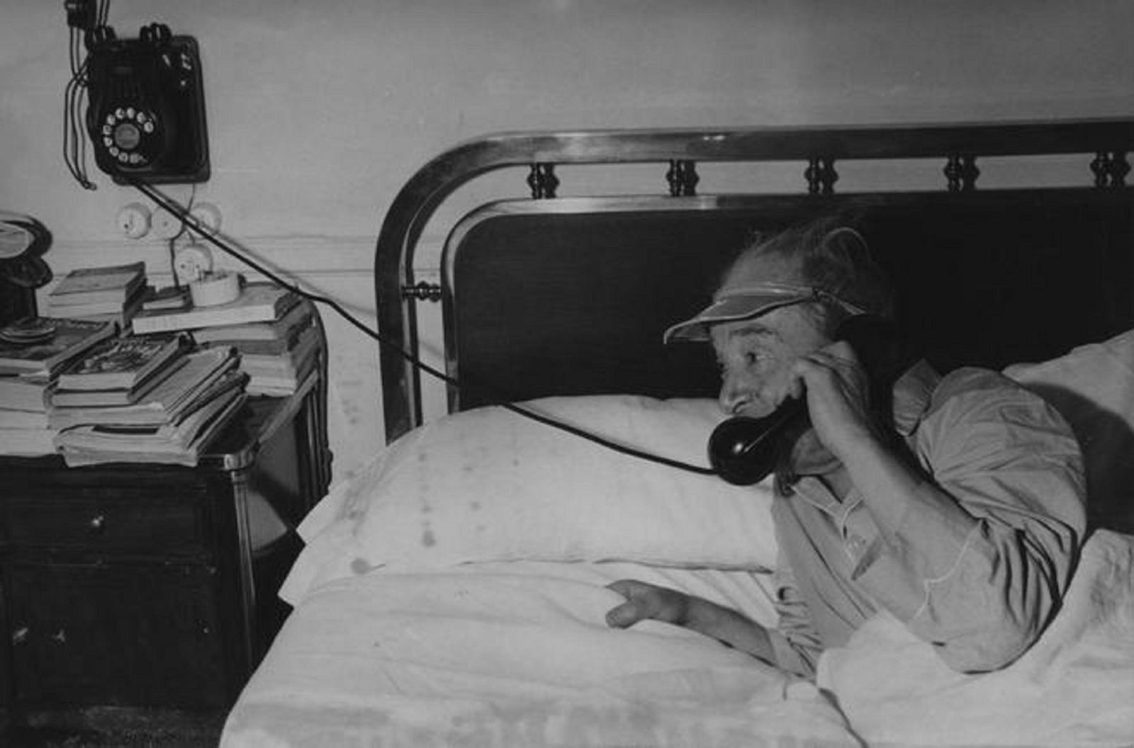 Julio Camba en el Hotel Palace.