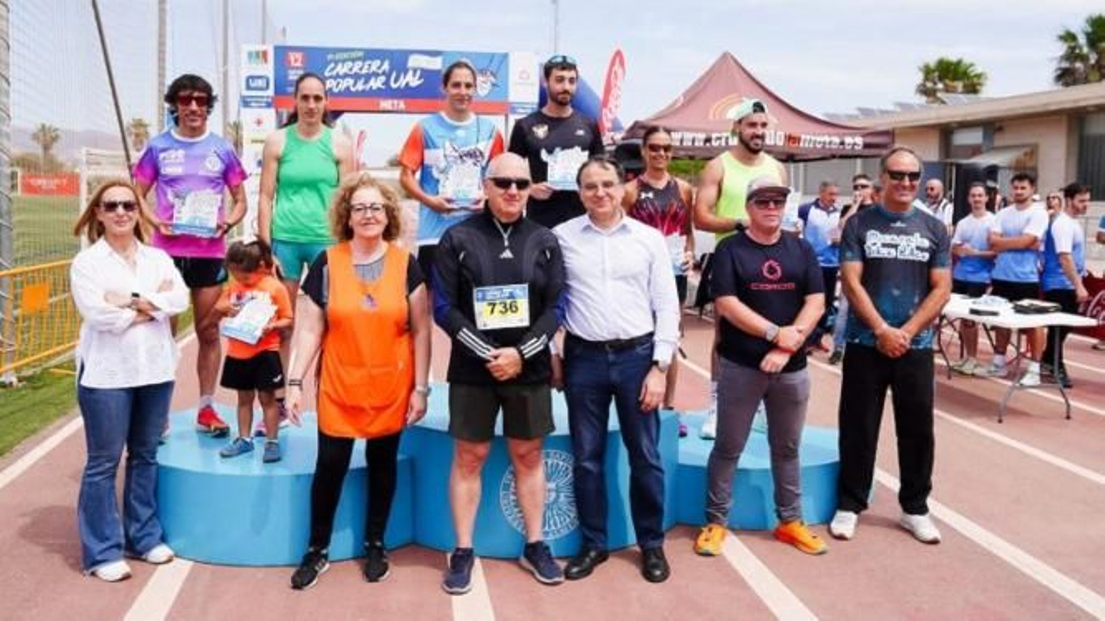 Los ganadores de esta XI Carrera Popular UAL.