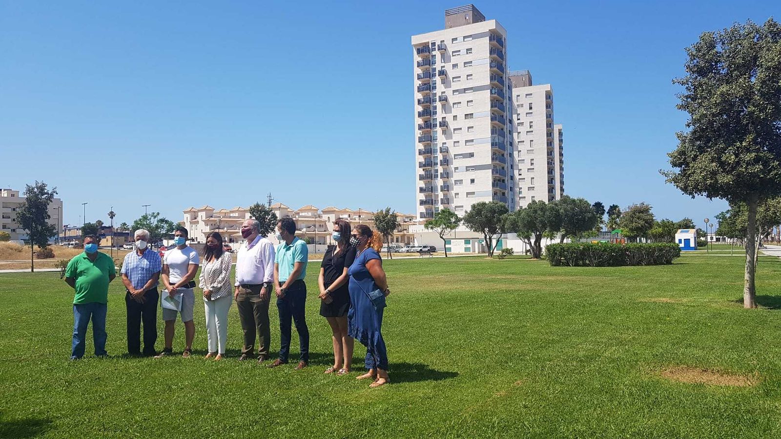 Terrenos donde se construirá el nuevo parque de calistenia en La Casería.