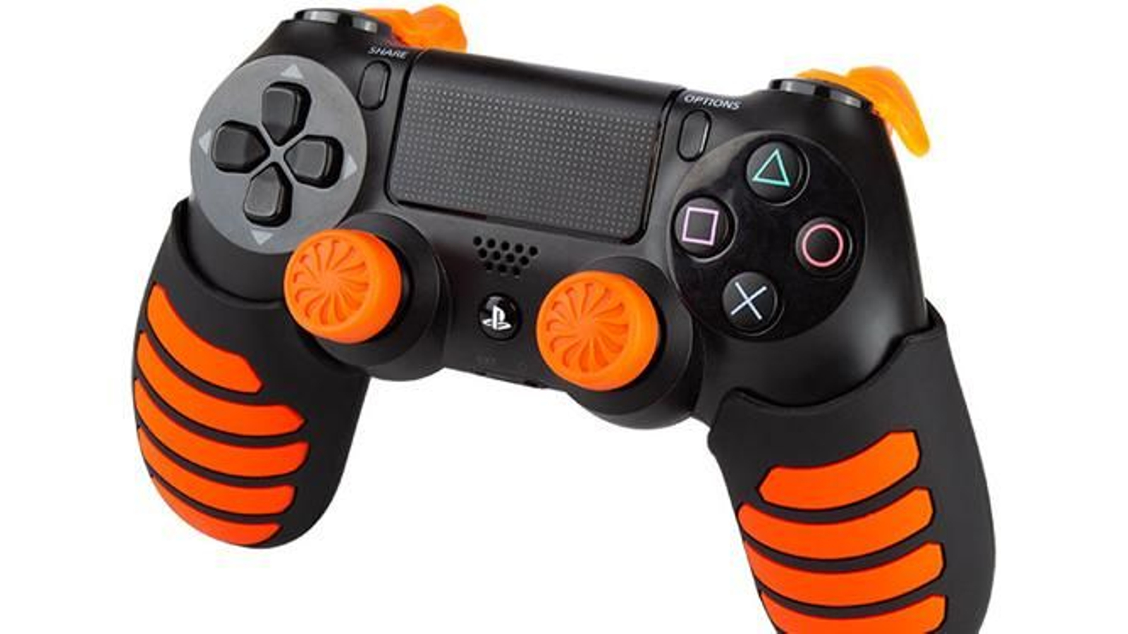 Un mando DualShock, tras la instalación del Control ModPro CMP.