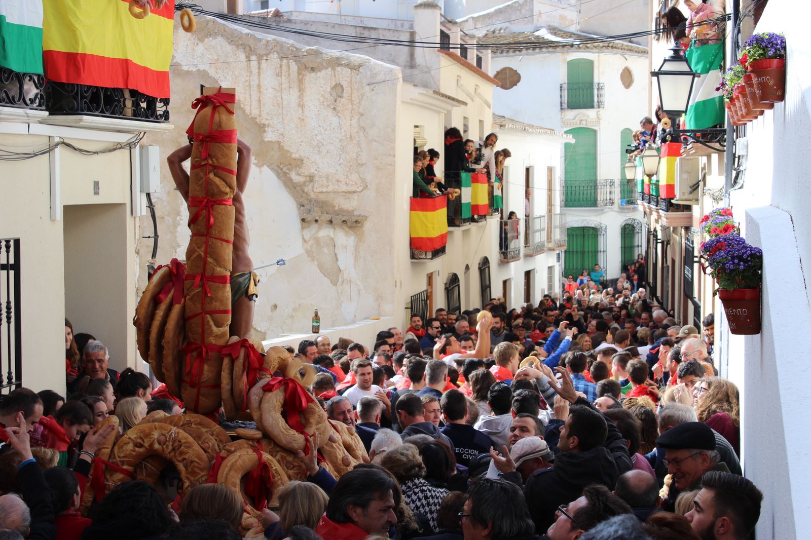 Fiesta del Pan en Lubrín antes de la pandemia.