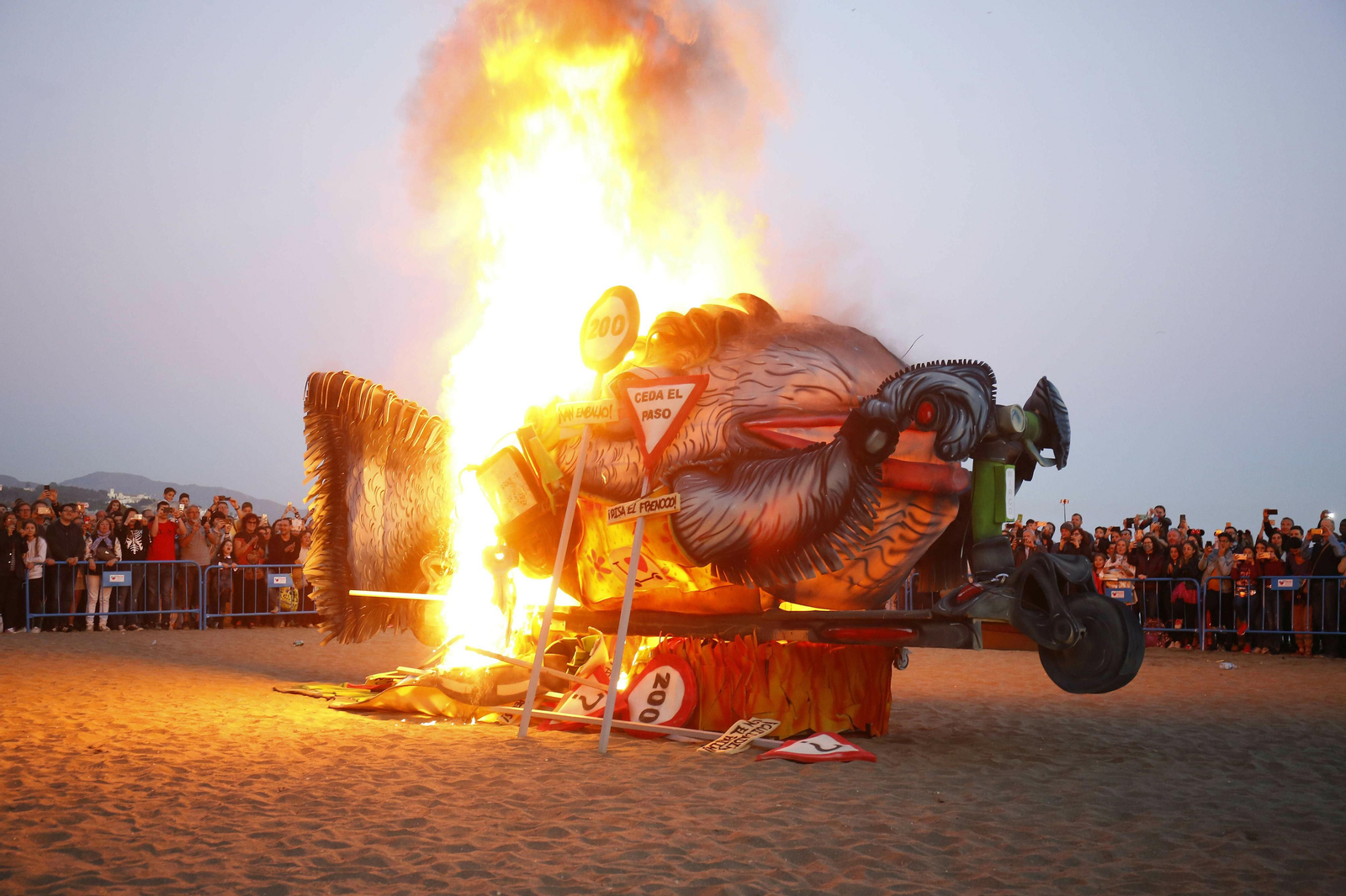 Las imágenes del Entierro del Boquerón