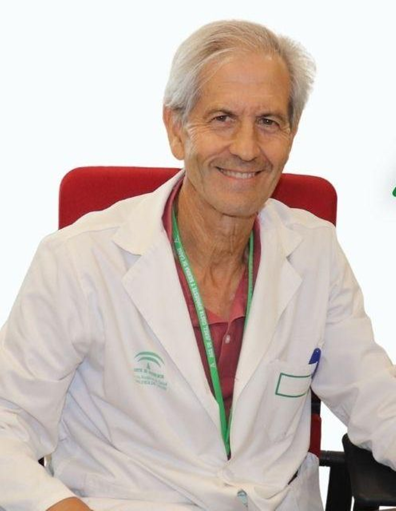 El nefrólogo Manuel Ramos, en la imagen compartida por el Área de Gestión Sanitaria de Jerez.