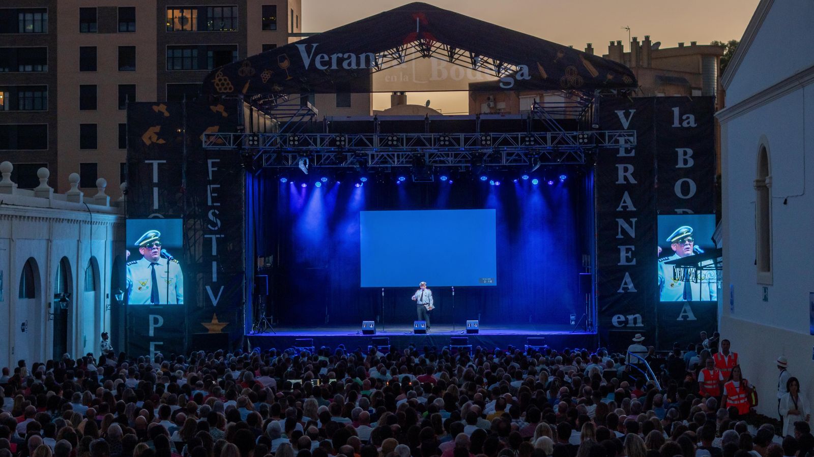 Espectáculo del Comandante Lara en Tío Pepe Festival