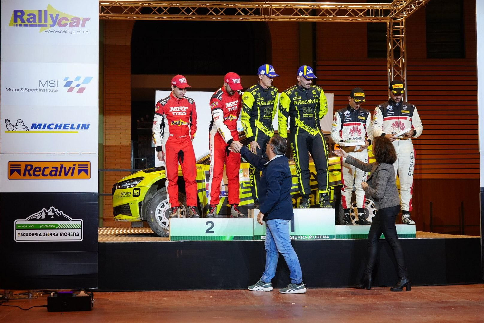 Las mejores imágenes de la entrega de premios del Rallye Ciudad de Pozoblanco