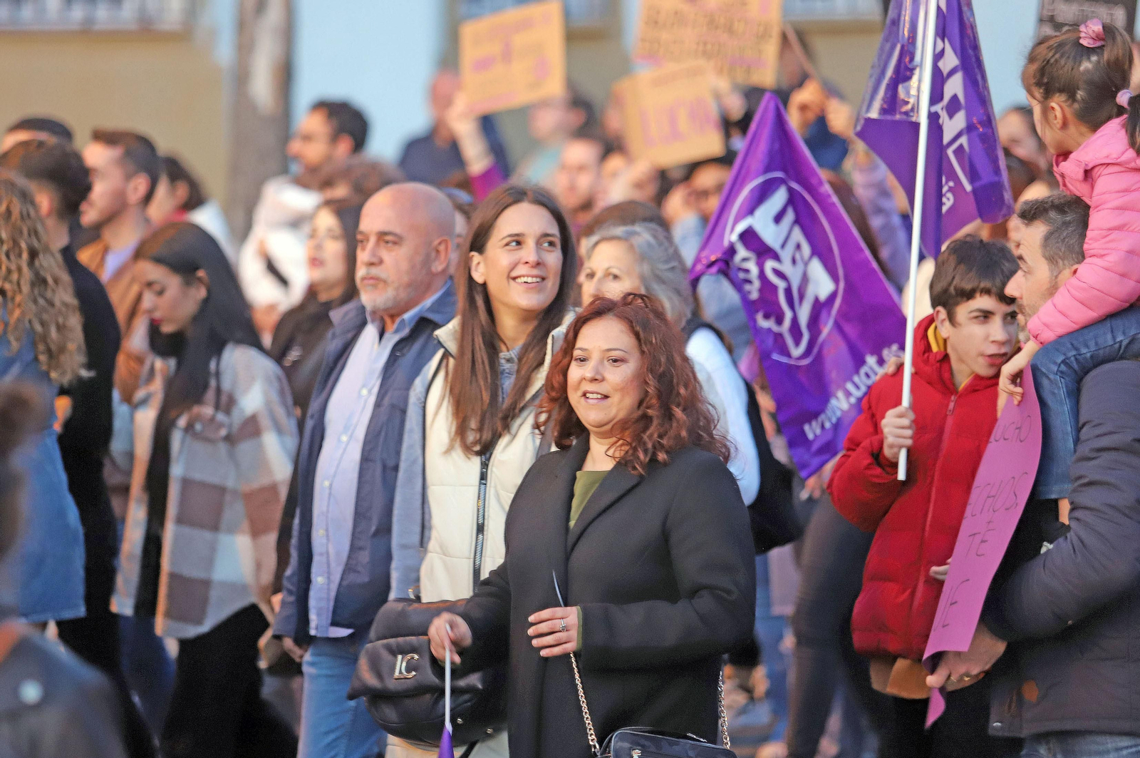 Imágenes de la manifestación del 8 de marzo, Día Internacional de la Mujer