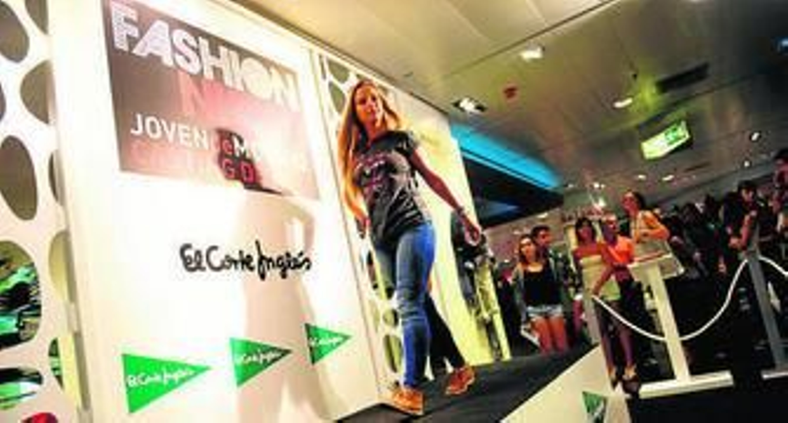 Una de las participantes, ayer, durante el casting.