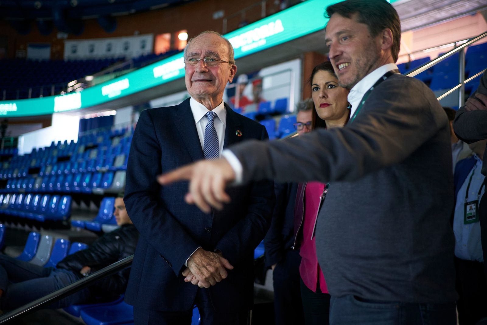 Las instituciones constatan que todo está listo para la Copa Davis en Málaga