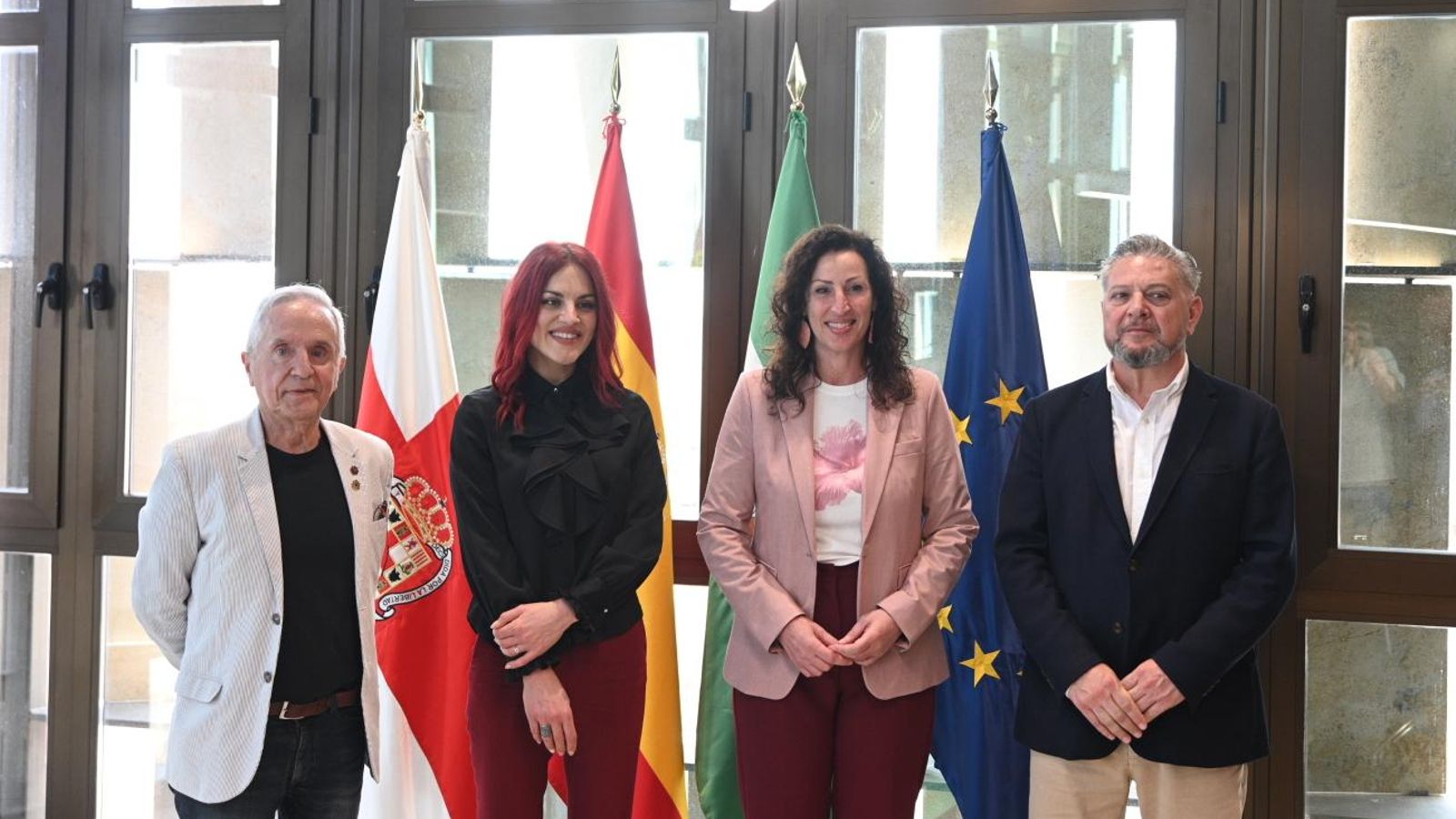 Pedro San José, Sara García, María del Mar Vázquez y Diego Cruz.