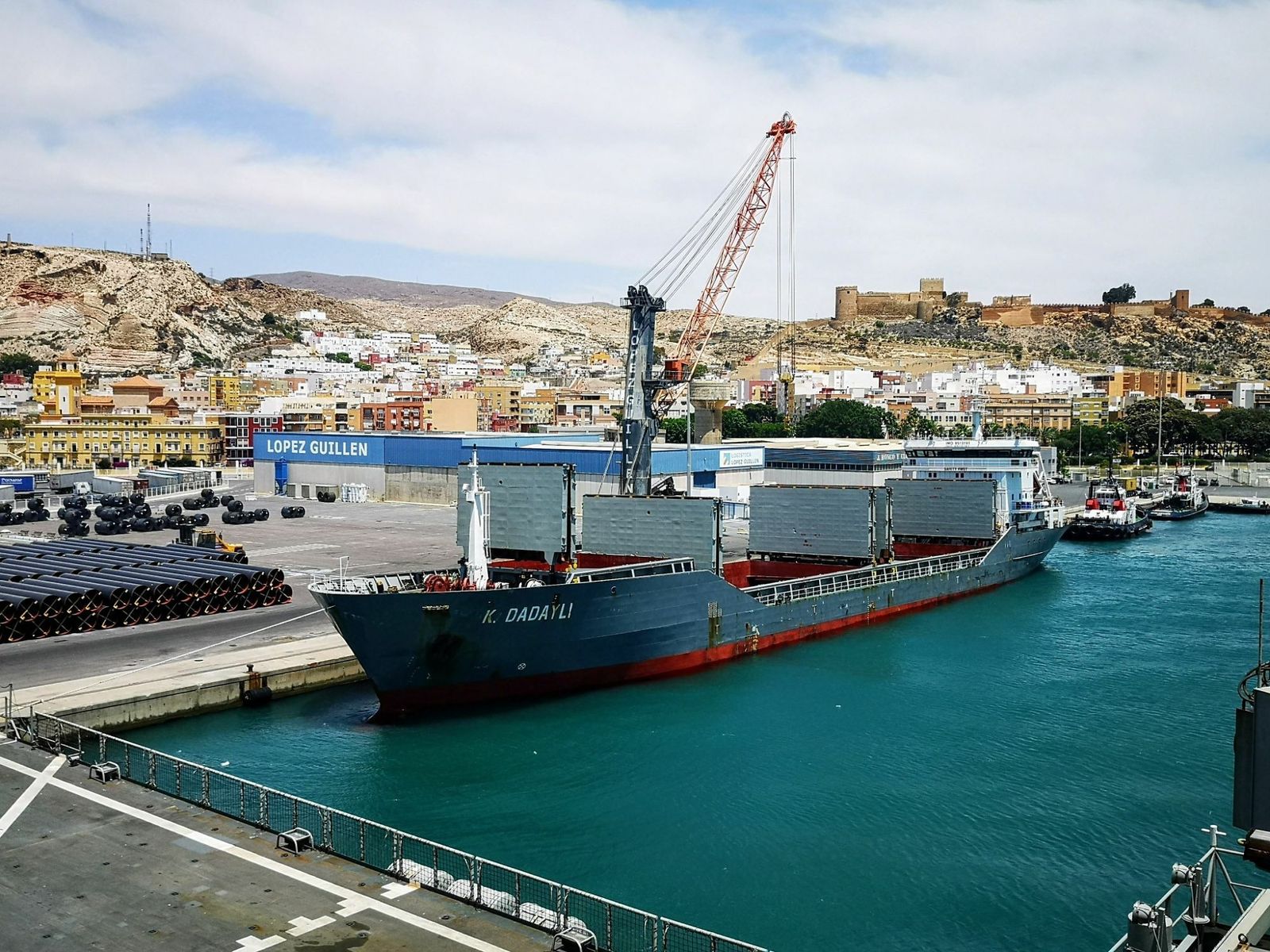 El tráfico en contenedores ha crecido casi un 600%, con 95.790 toneladas.