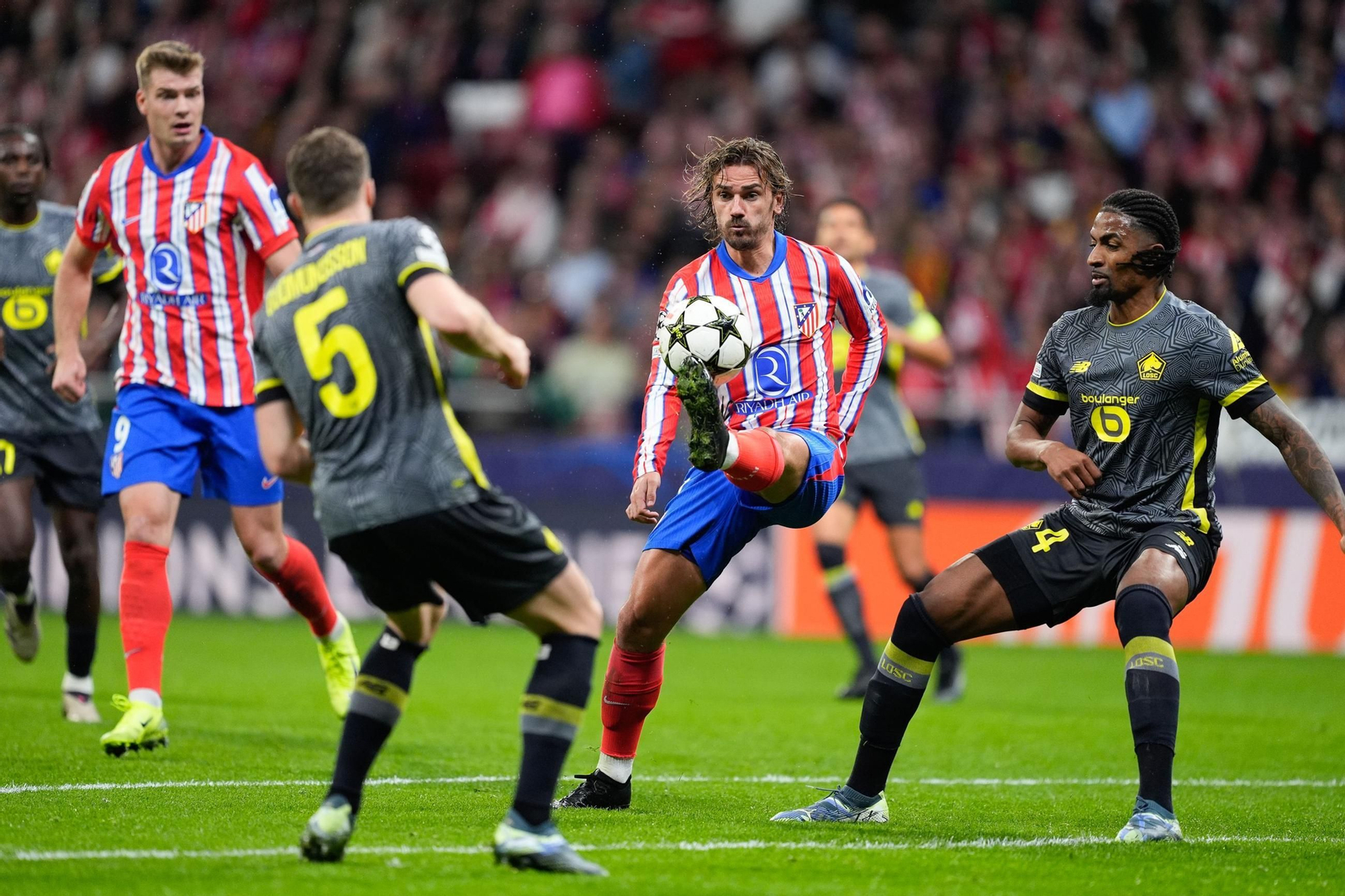 Las mejores imágenes del Atlético de Madrid en su duelo contra el Lille