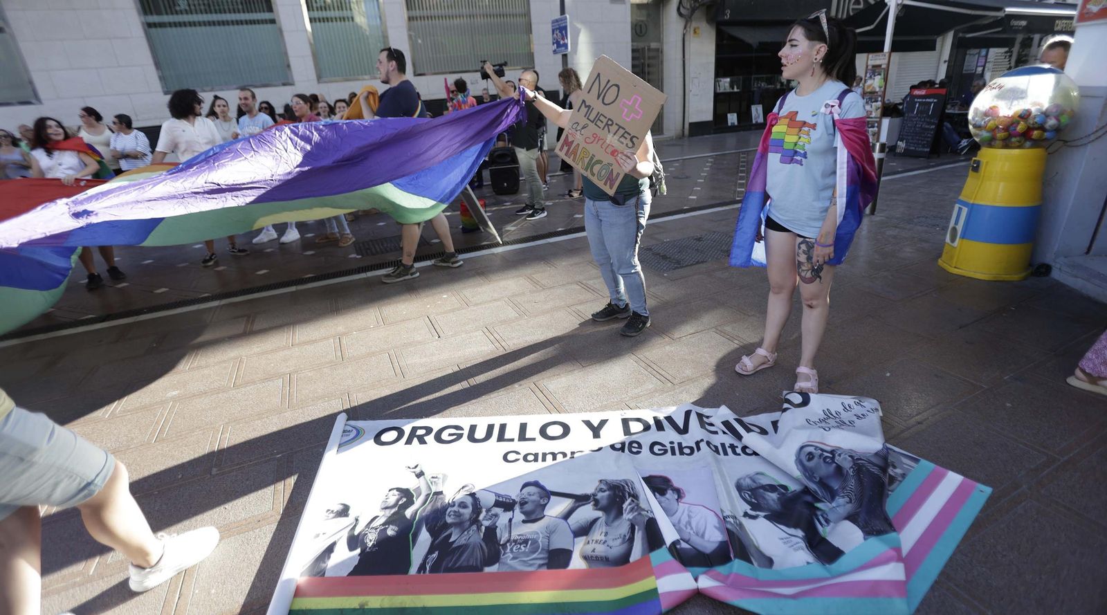 Manifestación por el Día del Orgullo LGTBIQ+ en La Línea