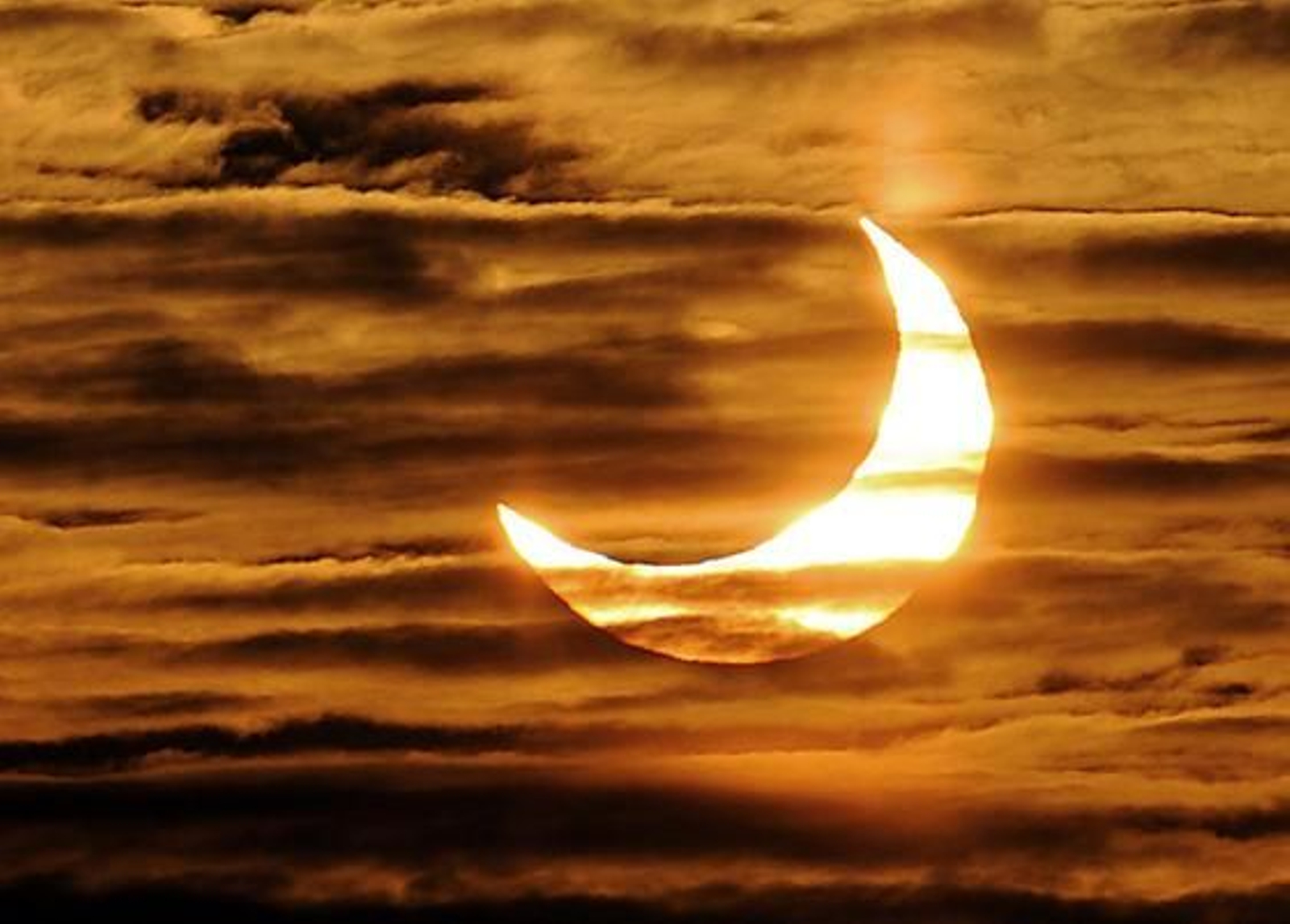 El primer eclipse del año.

Foto: AFP/Reuters