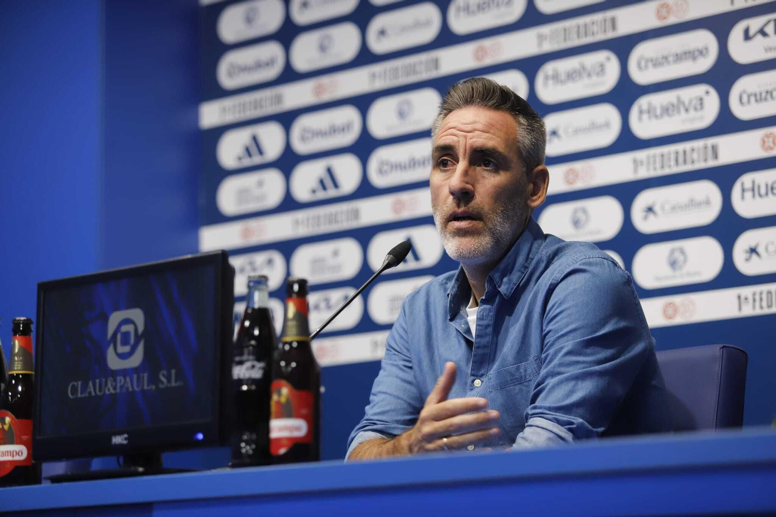 Abel Gómez, durante una rueda de prensa.