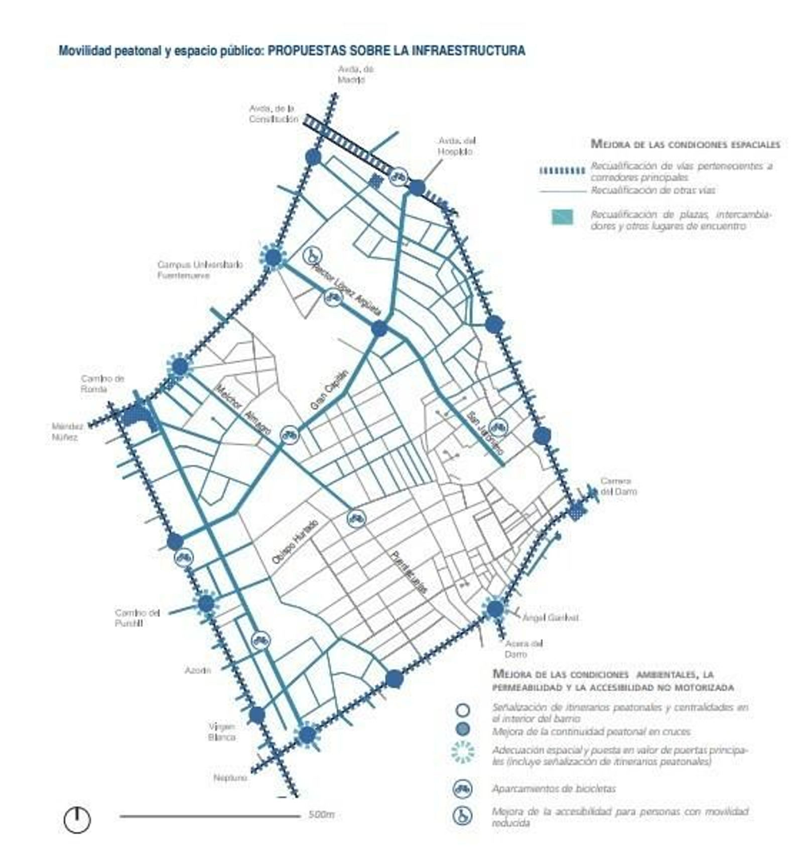 Propuestas en el Centro.