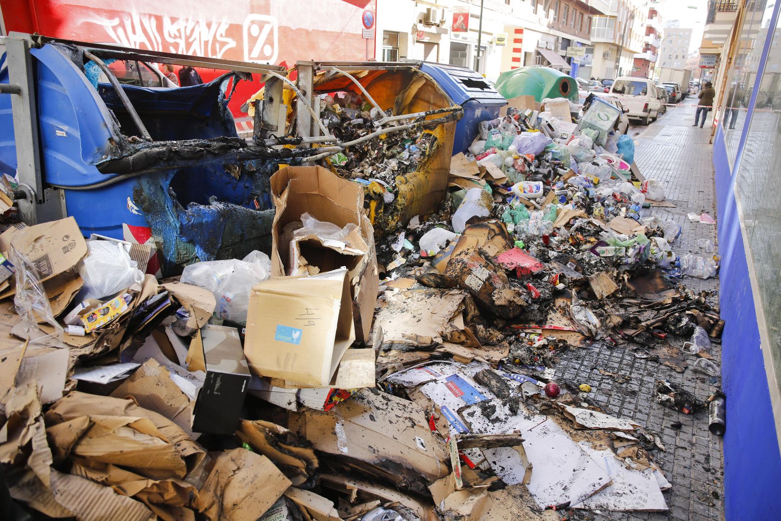 Los actos vandálicos sobre contenedores suman un millón en 2015 y 2016