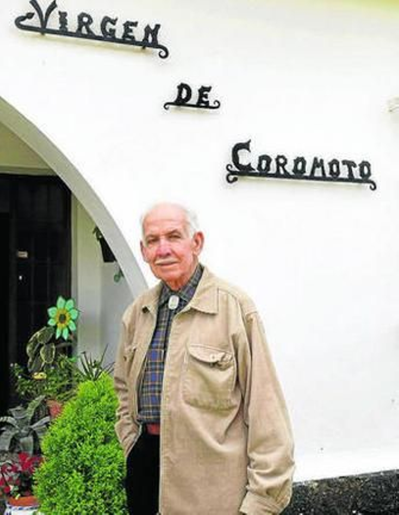 Alfonso Colmenares, ayer en su casa.
