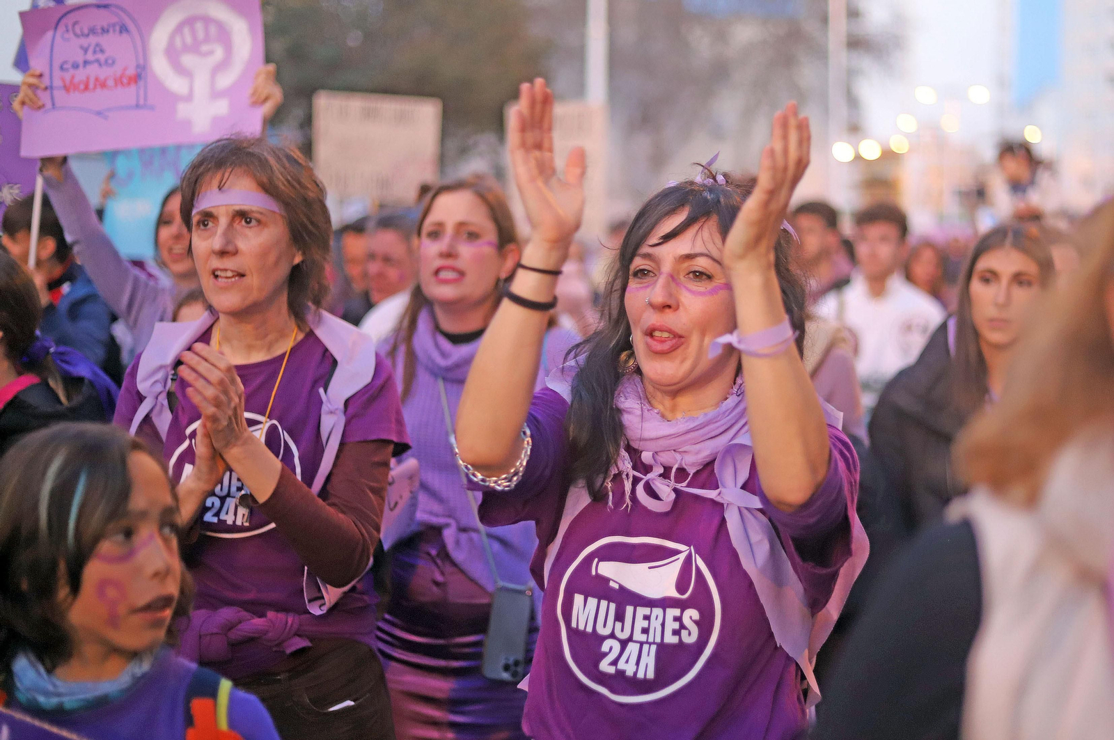 Imágenes de la manifestación del 8 de marzo, Día Internacional de la Mujer