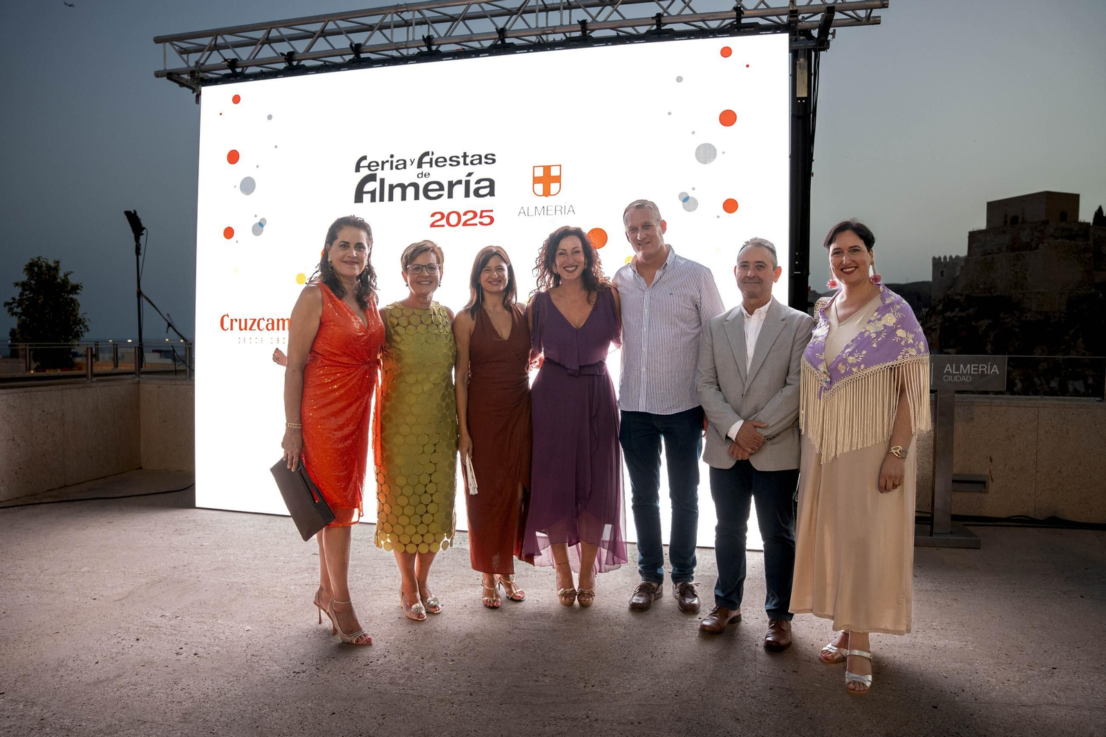 Las imágenes de la presentación de la Feria de Almería 2025 en honor de la Virgen del Mar