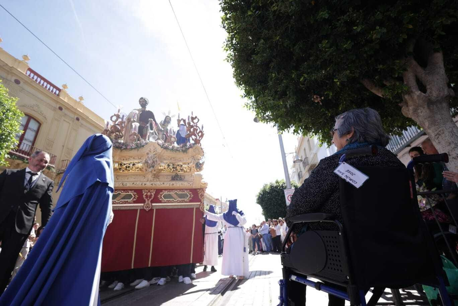 Domingo de Ramos en San Fernando 2023: Imágenes de la hermandad de Cristo Rey (Borriquita)