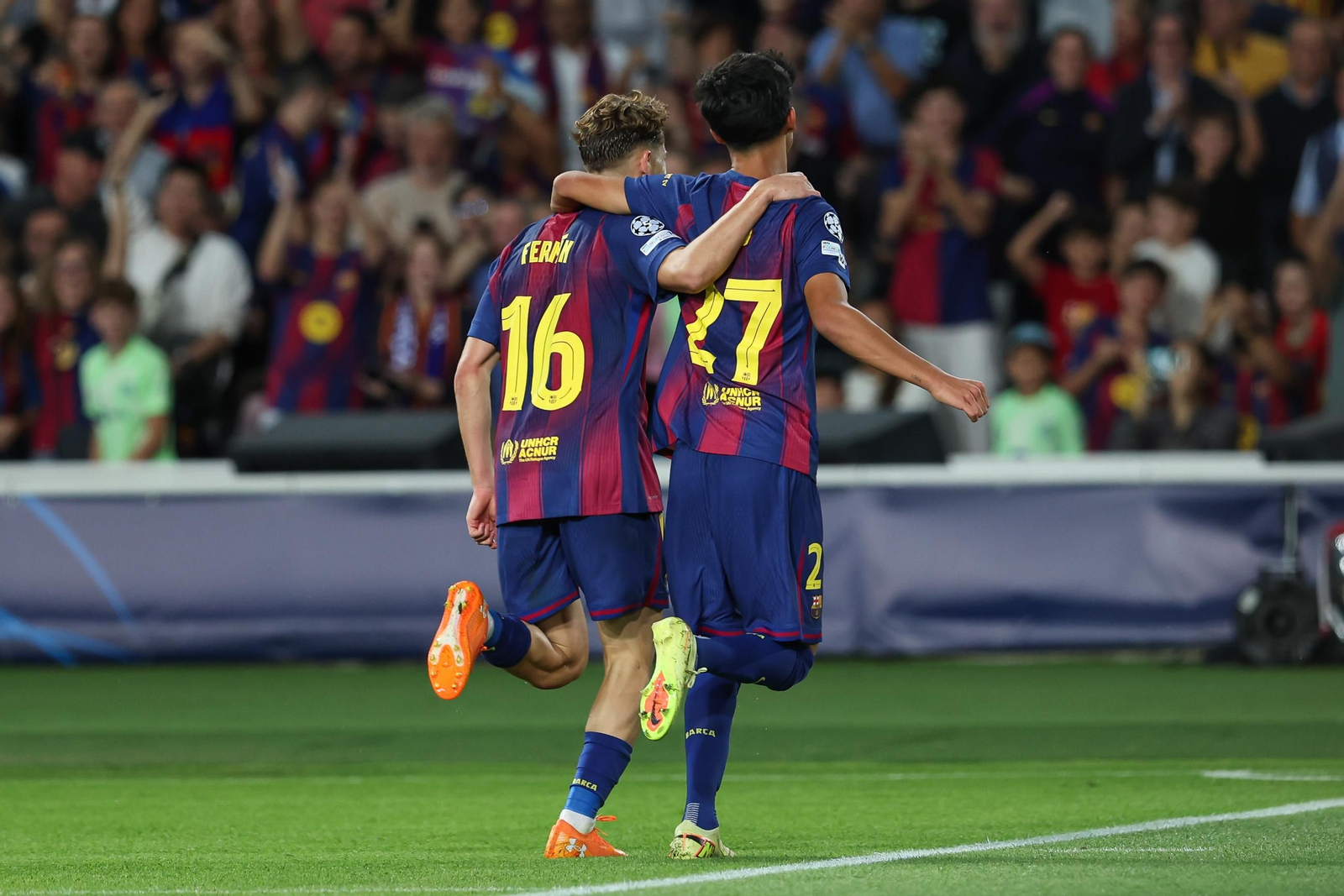 Las fotos del Barcelona-Olympiacos