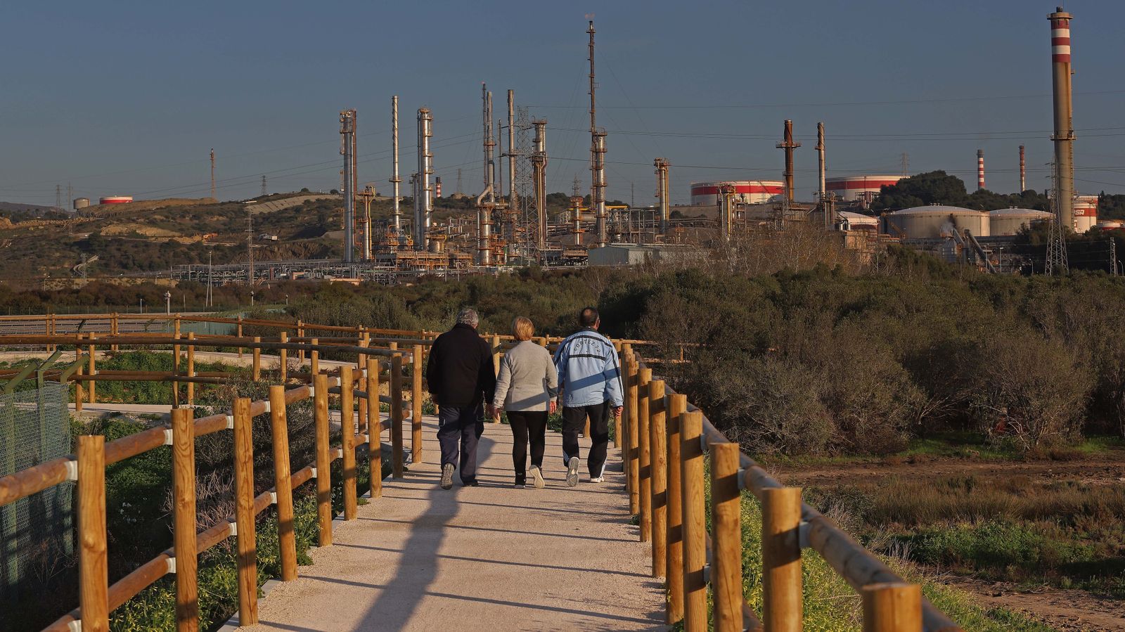 Sendero del arroyo de la Madre Vieja en San Roque