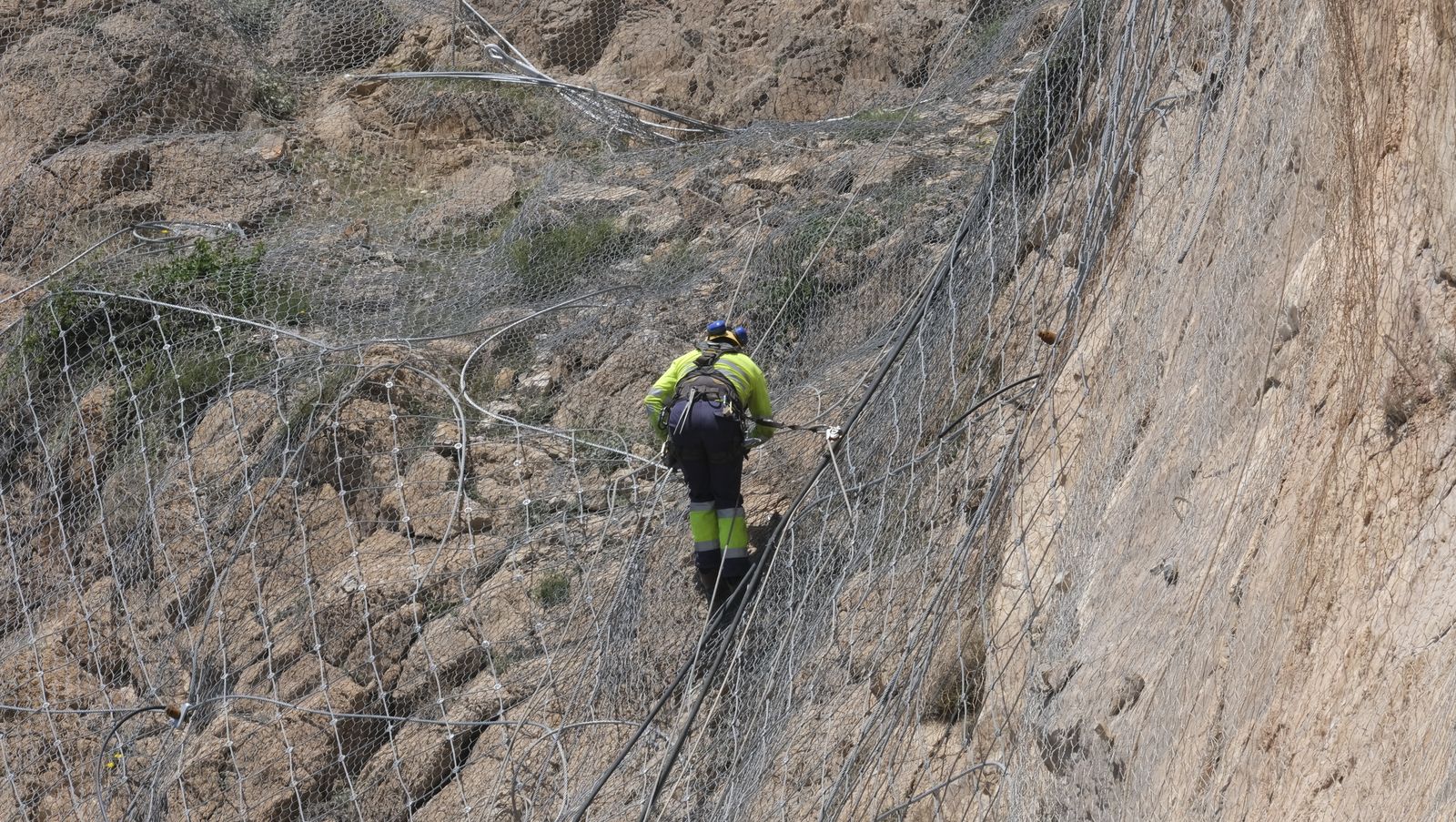 Fotogalería visita obras carretera El Cañarete-Almería-Aguadulce