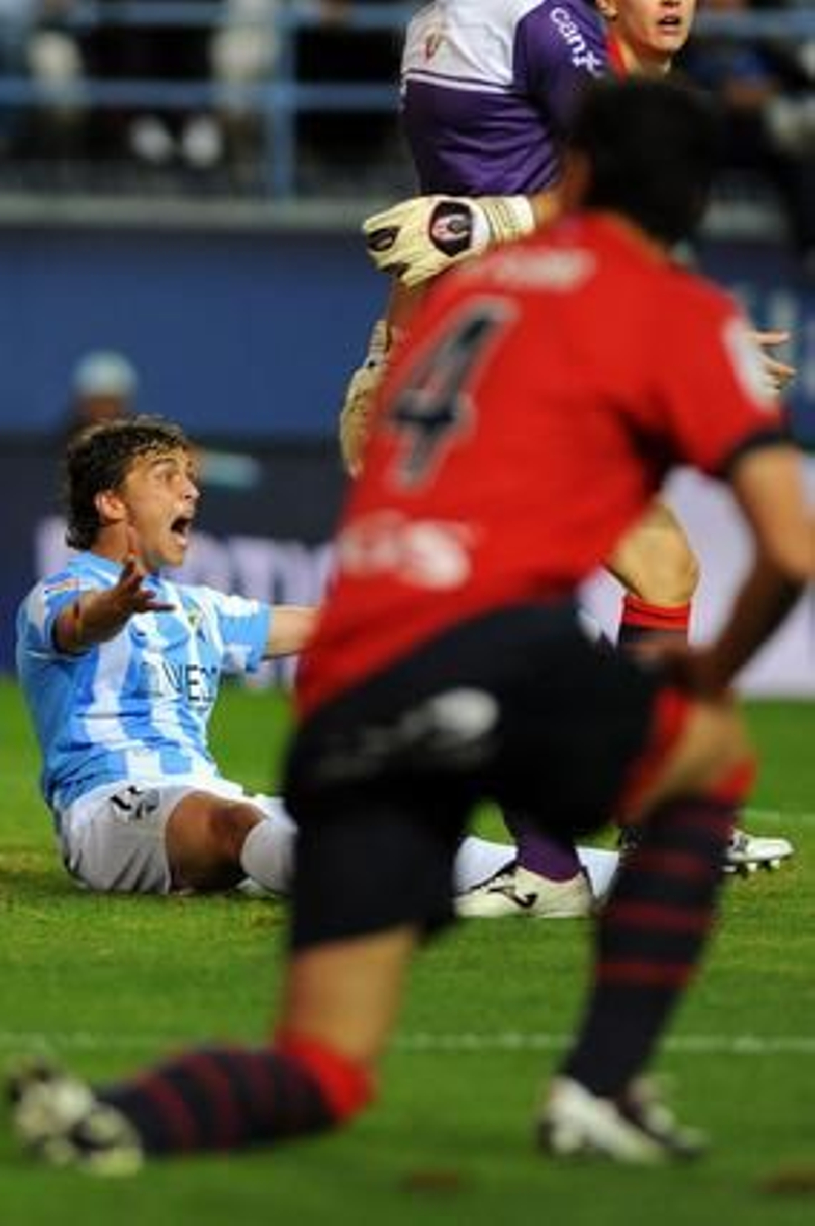 El gol de Juanmi puso las tablas a un partido donde el Málaga lo hizo y deshizo todo. 

Foto: AFP